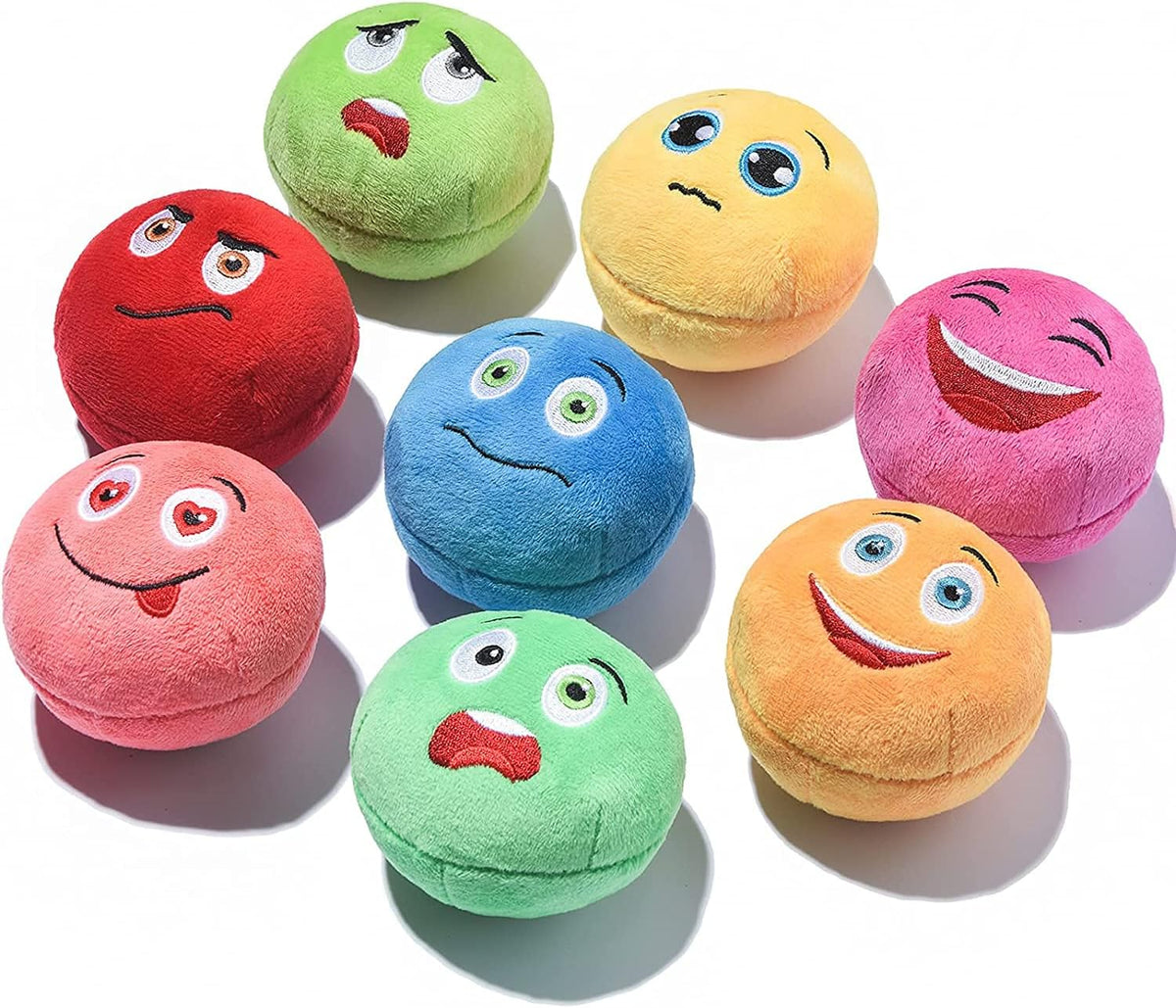 SCHITEC Juguetes chirriantes para perros, [8 unidades] Pelotas de f...
