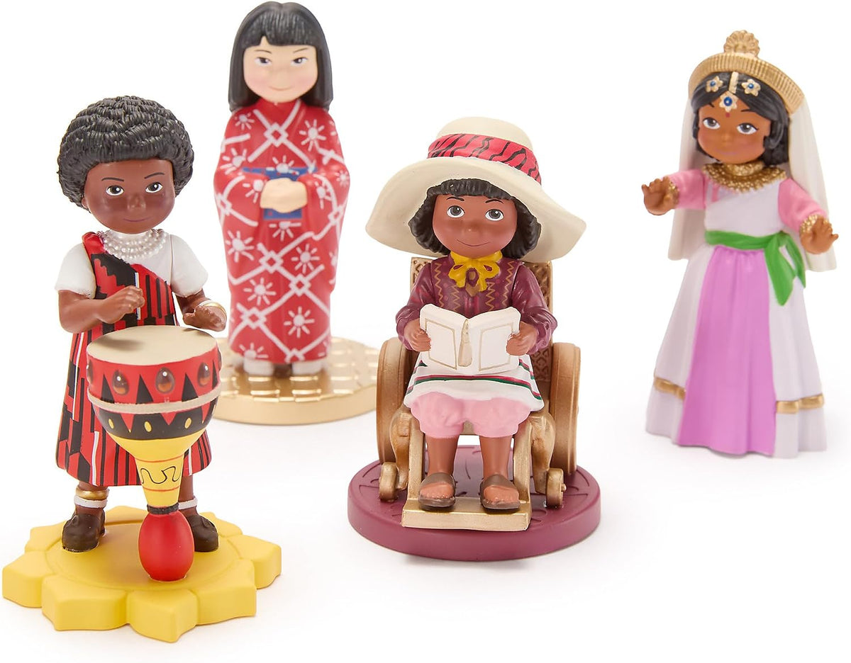 DISNEY STORE Juego de figuras oficiales de It's a Small World:...