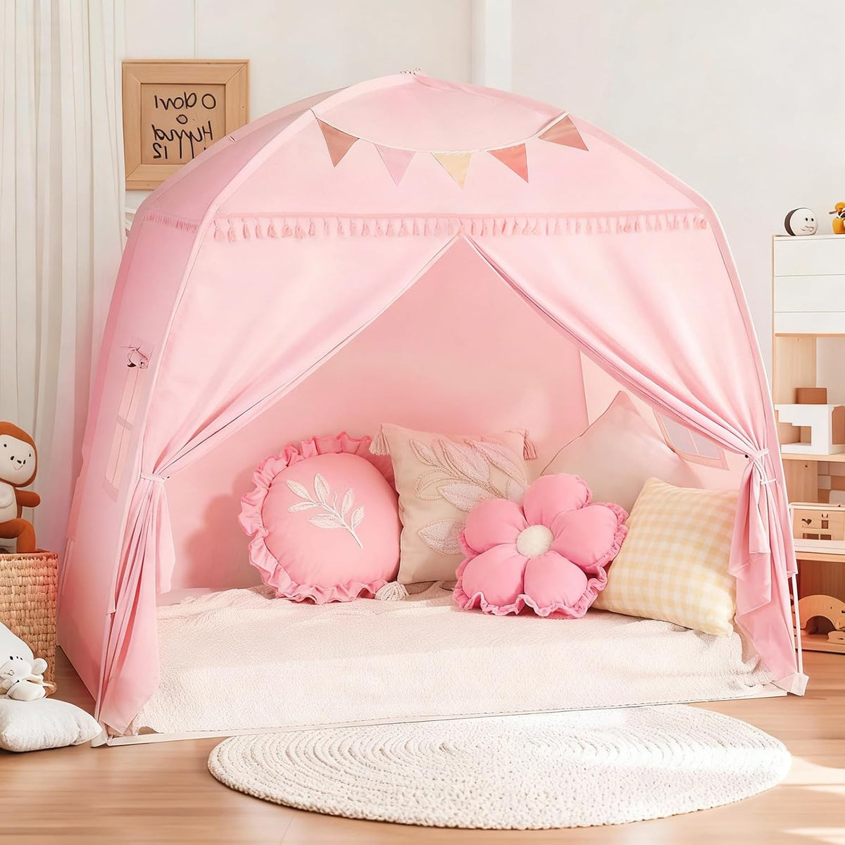 Sumbababy Tienda de Campaña Grande Tipo Tipi para Niños: con Luces...