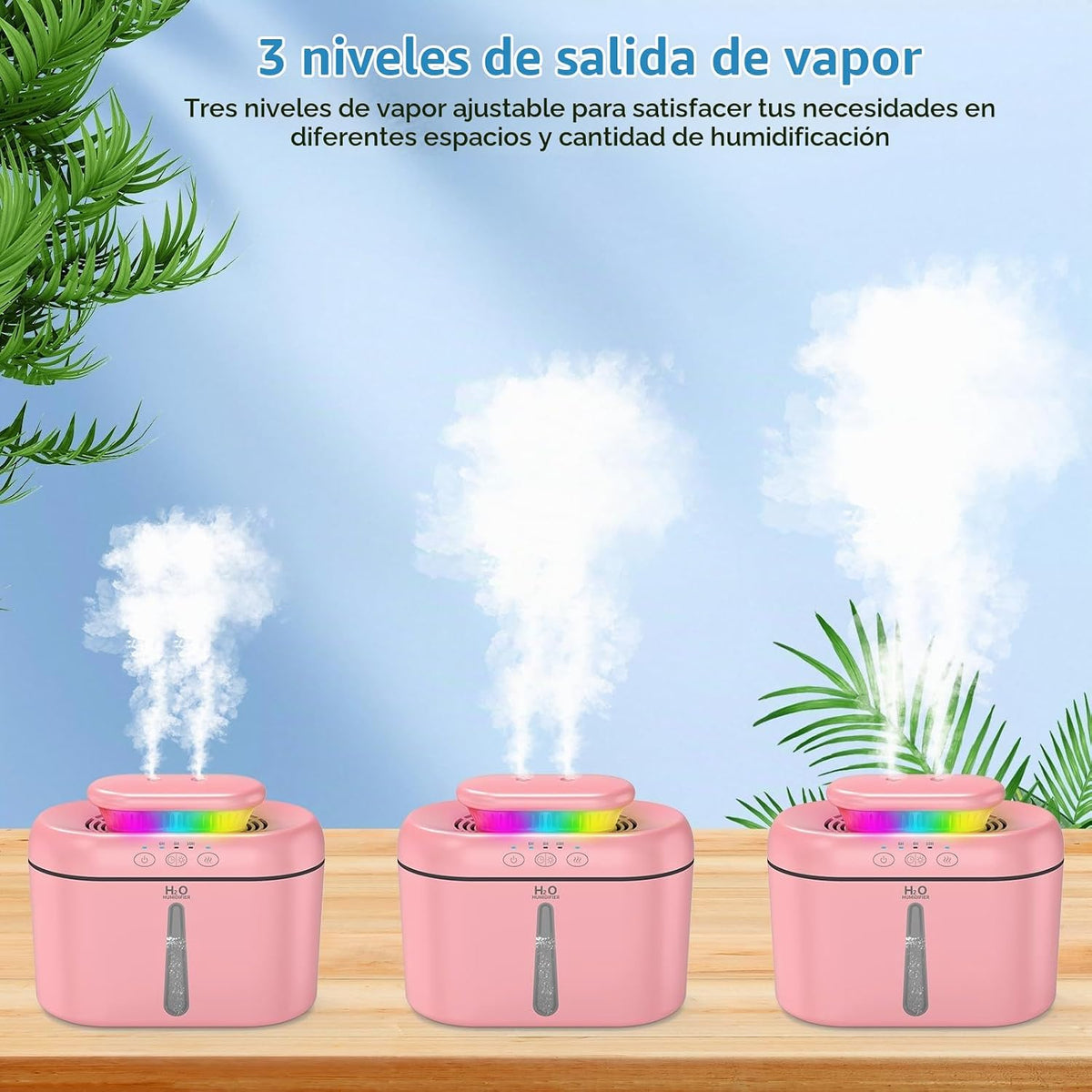 SZO Humidificador de plantas para interiores, humidificadores de 2....