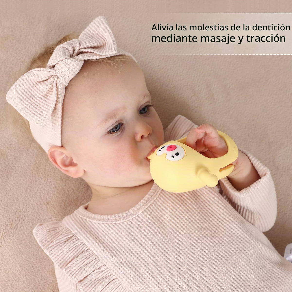 Smily Mia Smily Mia - Paquete de 2 mordedores de pingüino, juguetes...