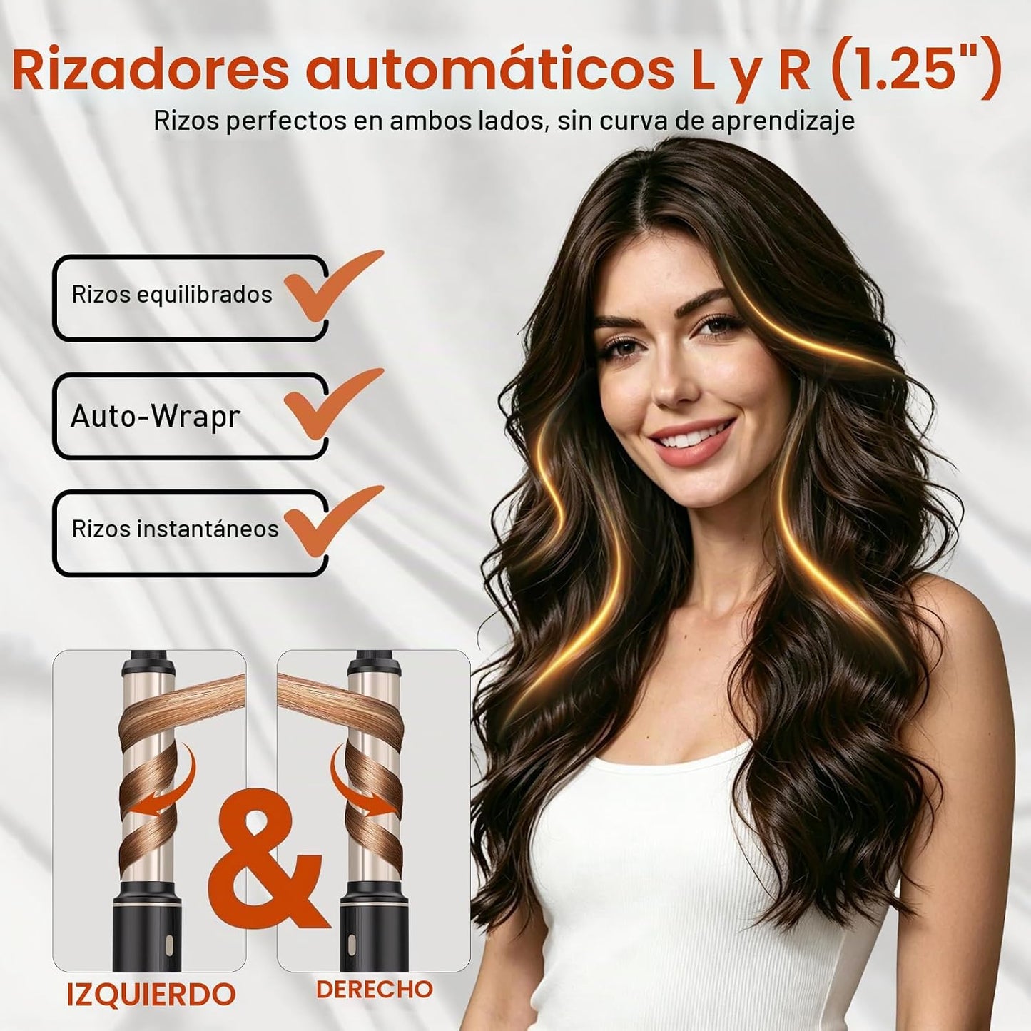 Mythsight StyleVibe - Moldeador de aire 6 en 1 con secador de pelo...