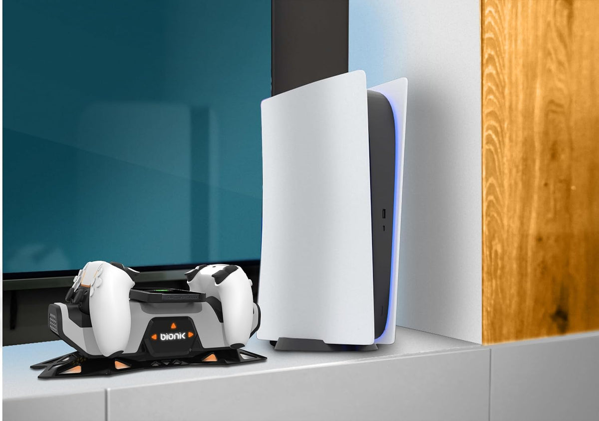 Paquete Bionik Power Stand Pro: cargadores para PlayStation 5, paqu...