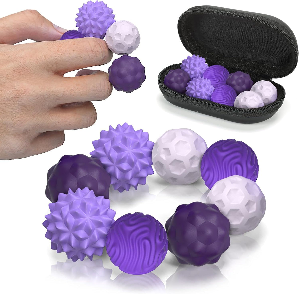 Pelotas magnéticas para adultos y adolescentes, juguetes silencioso...