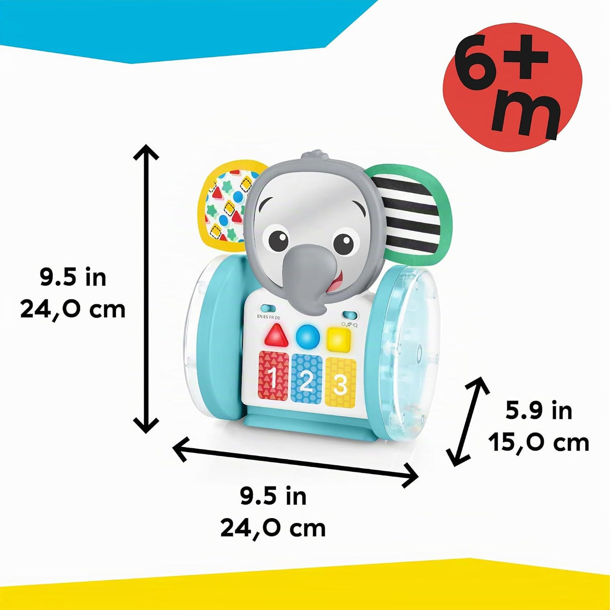 Juguete de bebé para gatear Earl de Baby Einstein Chase &amp; Tap,...