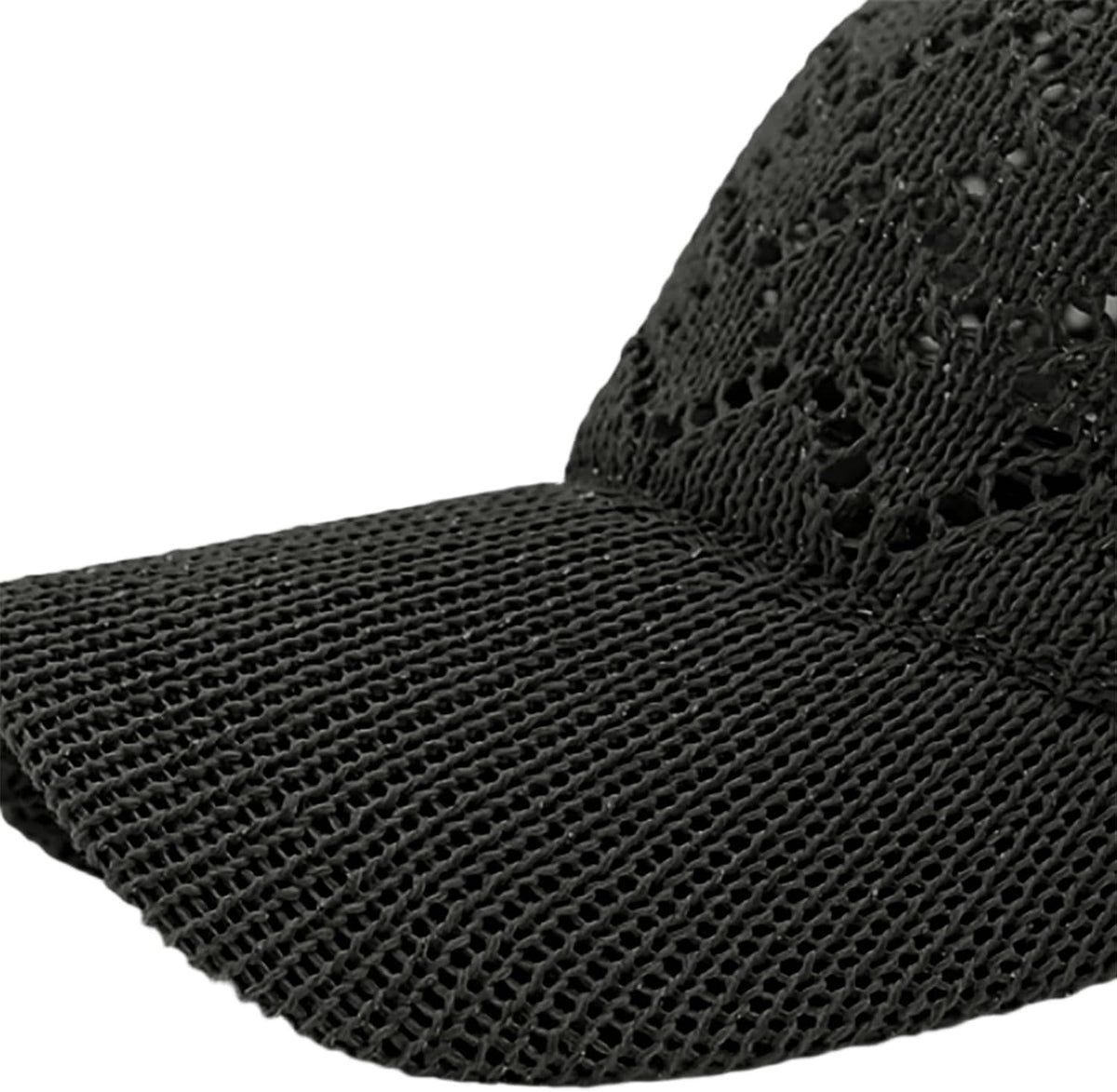 FASHIXD Gorra de béisbol de malla tejida de verano para mujer, somb...