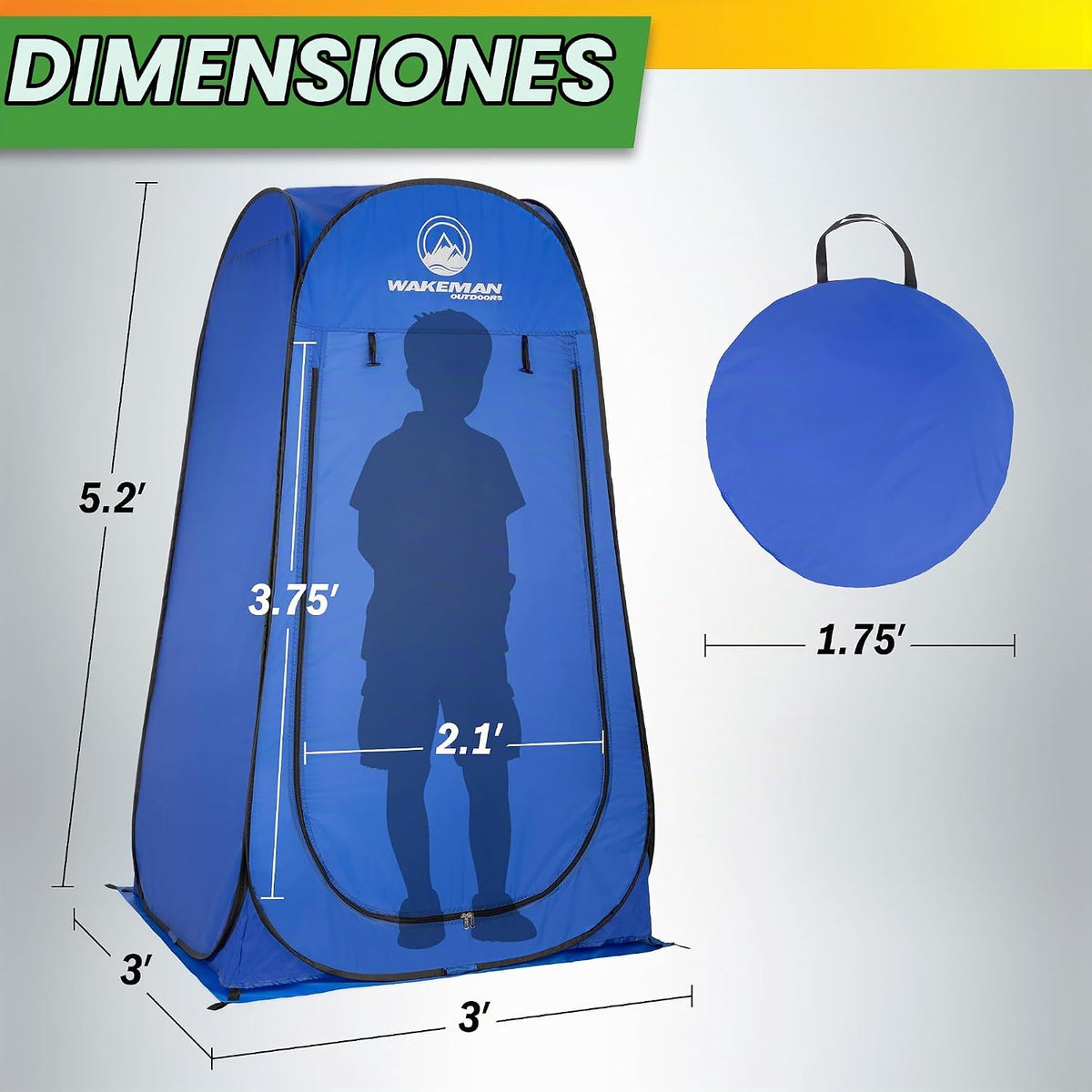 Wakeman Mini tienda de campaña desplegable para niños, playa y camp...