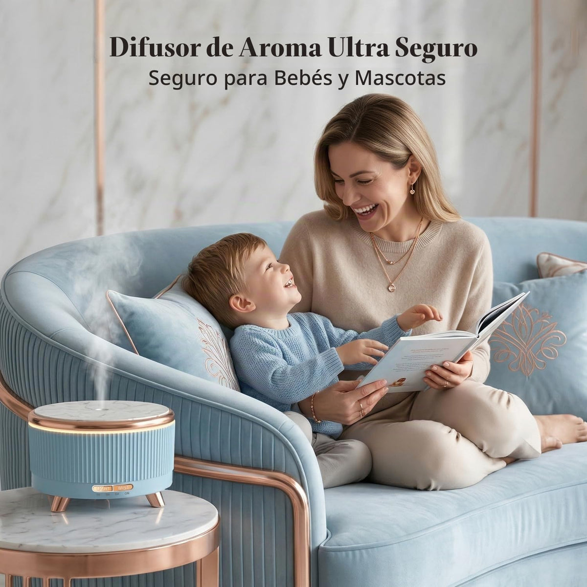 YOUENKITY Difusor del aceite esencial de 16.9 fl oz, humidificador...