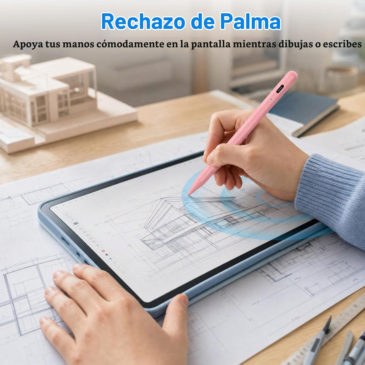 BLEBLE Lápiz capacitivo para iPad Apple: Carga rápida para Lápiz de...