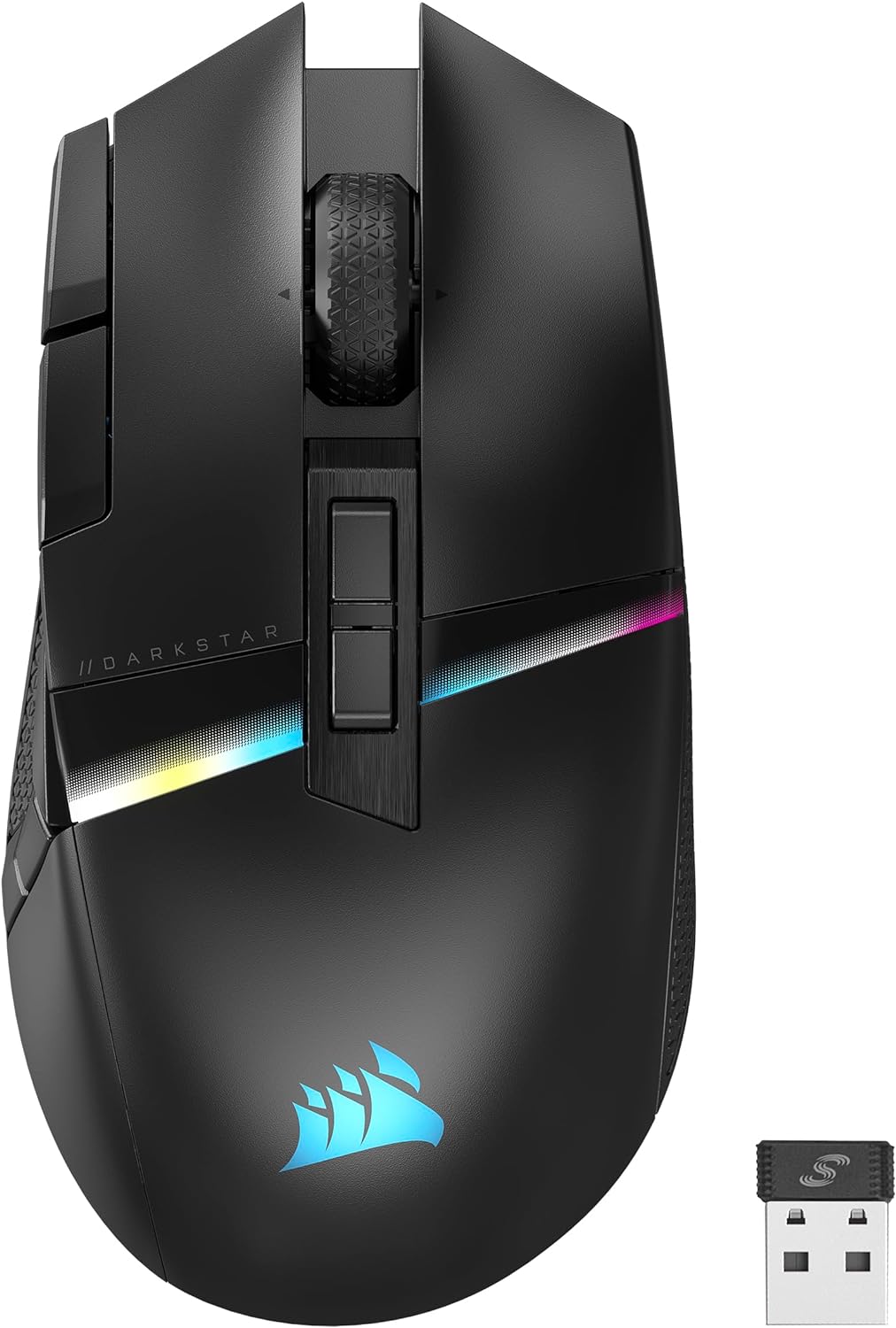 Corsair DARKSTAR - Mouse inalámbrico RGB para juegos MMO, MOBA - 26...