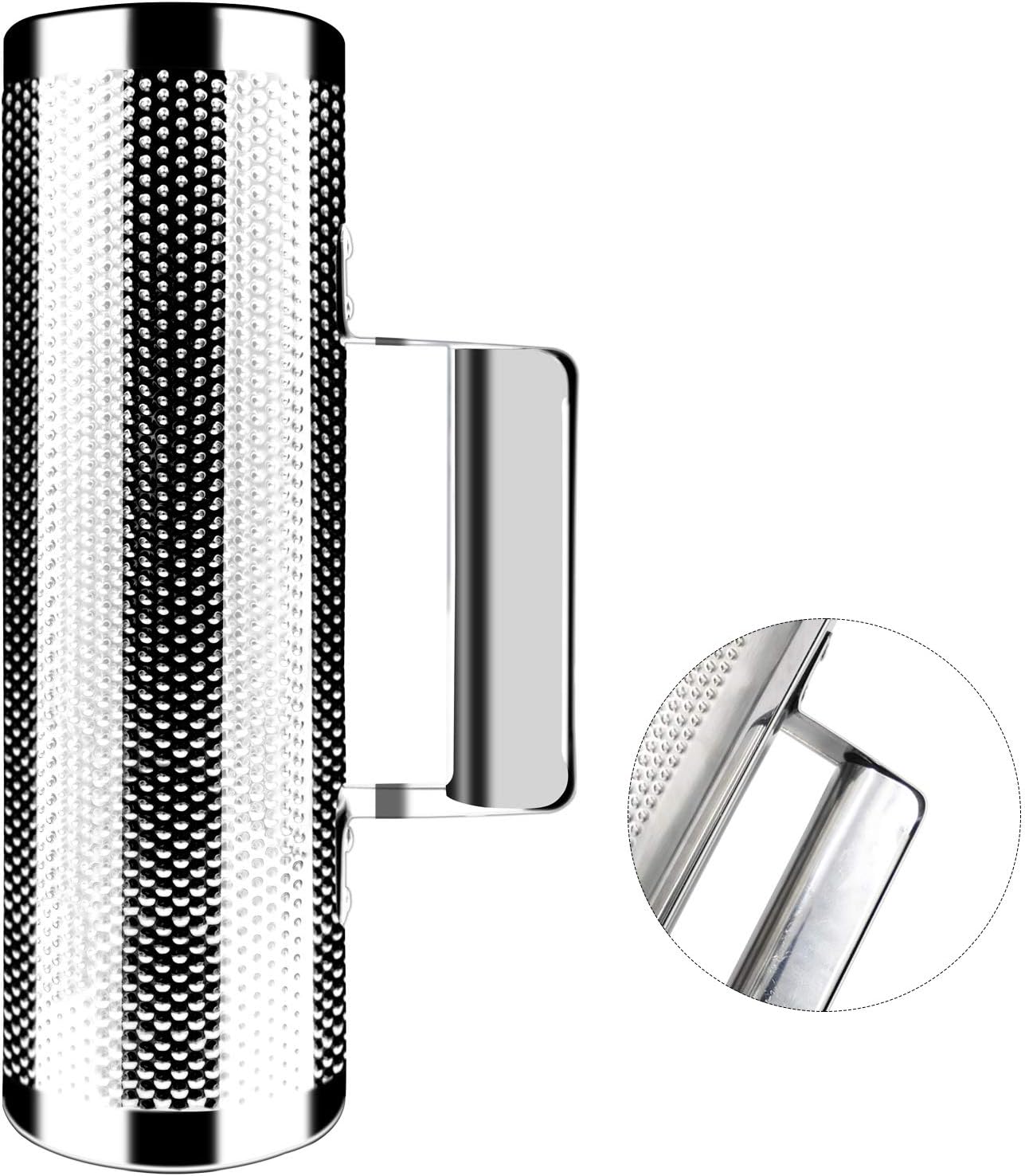 EastRock Güiro Shaker de Acero Inoxidable de 8" x 3" Instru...