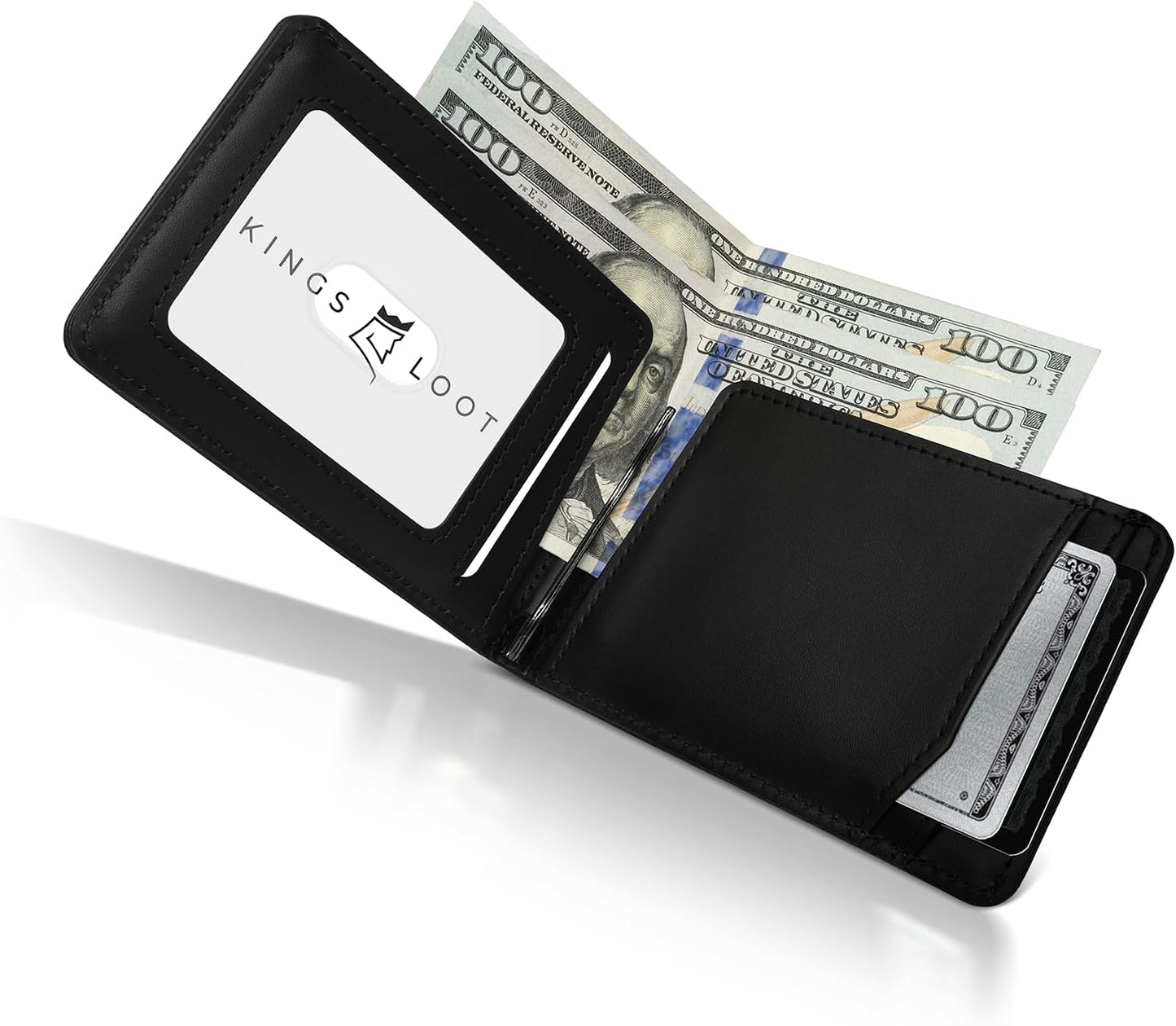 Kings Loot Billetera - Billetera Minimalista para Hombres con Bolsi...