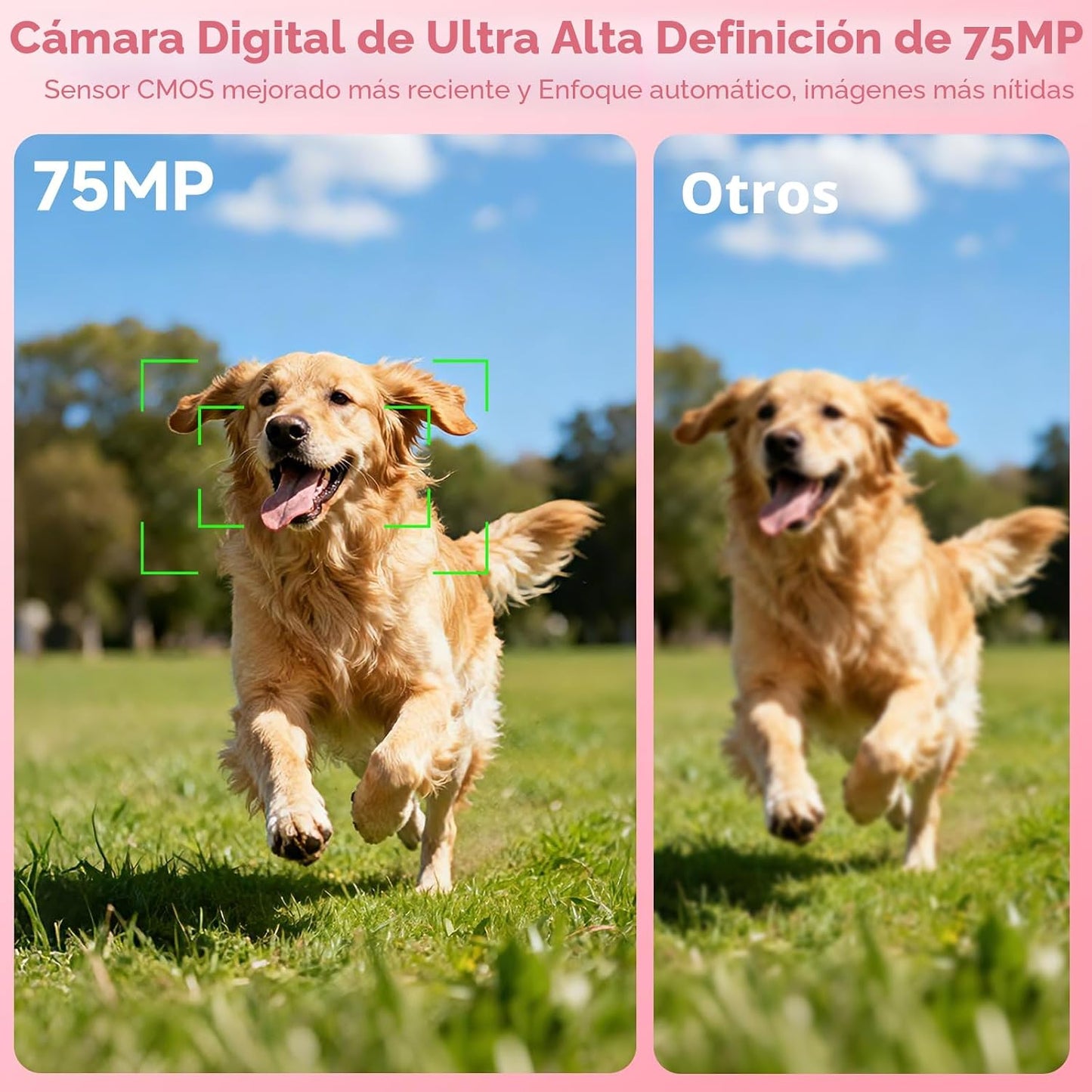 Cámara digital 5K para fotografía, cámara de vlogging WiFi UHD de 7...