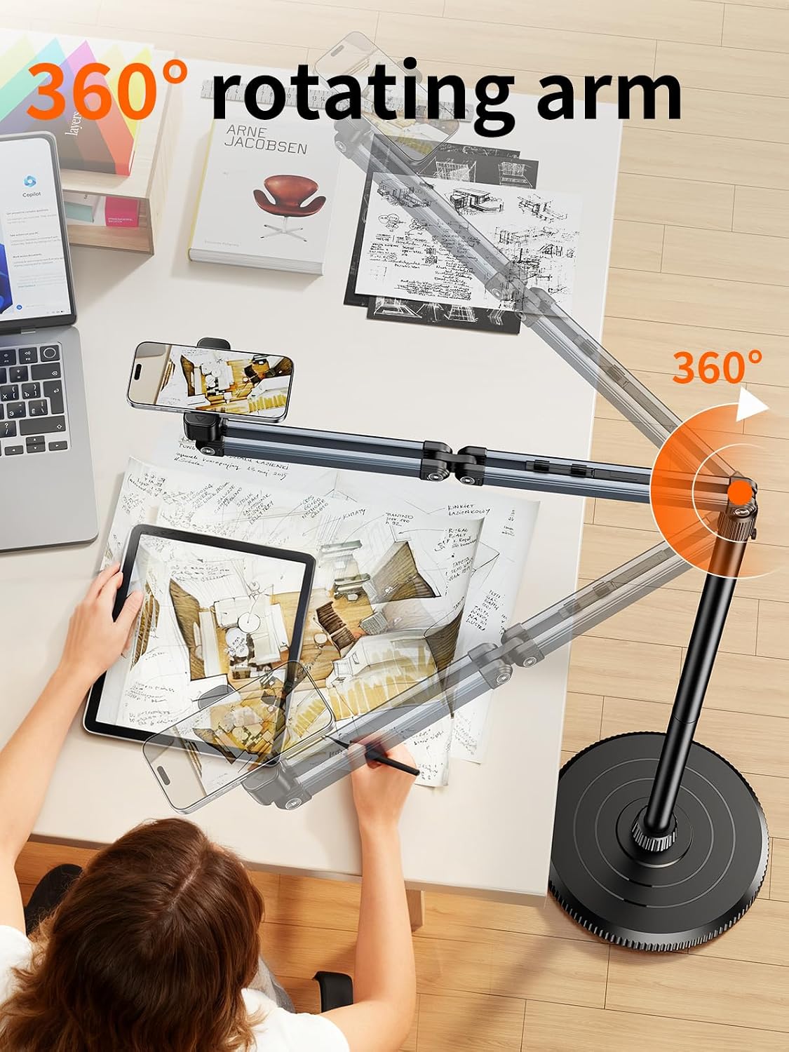 NIFBANG Soporte de suelo para grabación de video, soporte de teléfo...