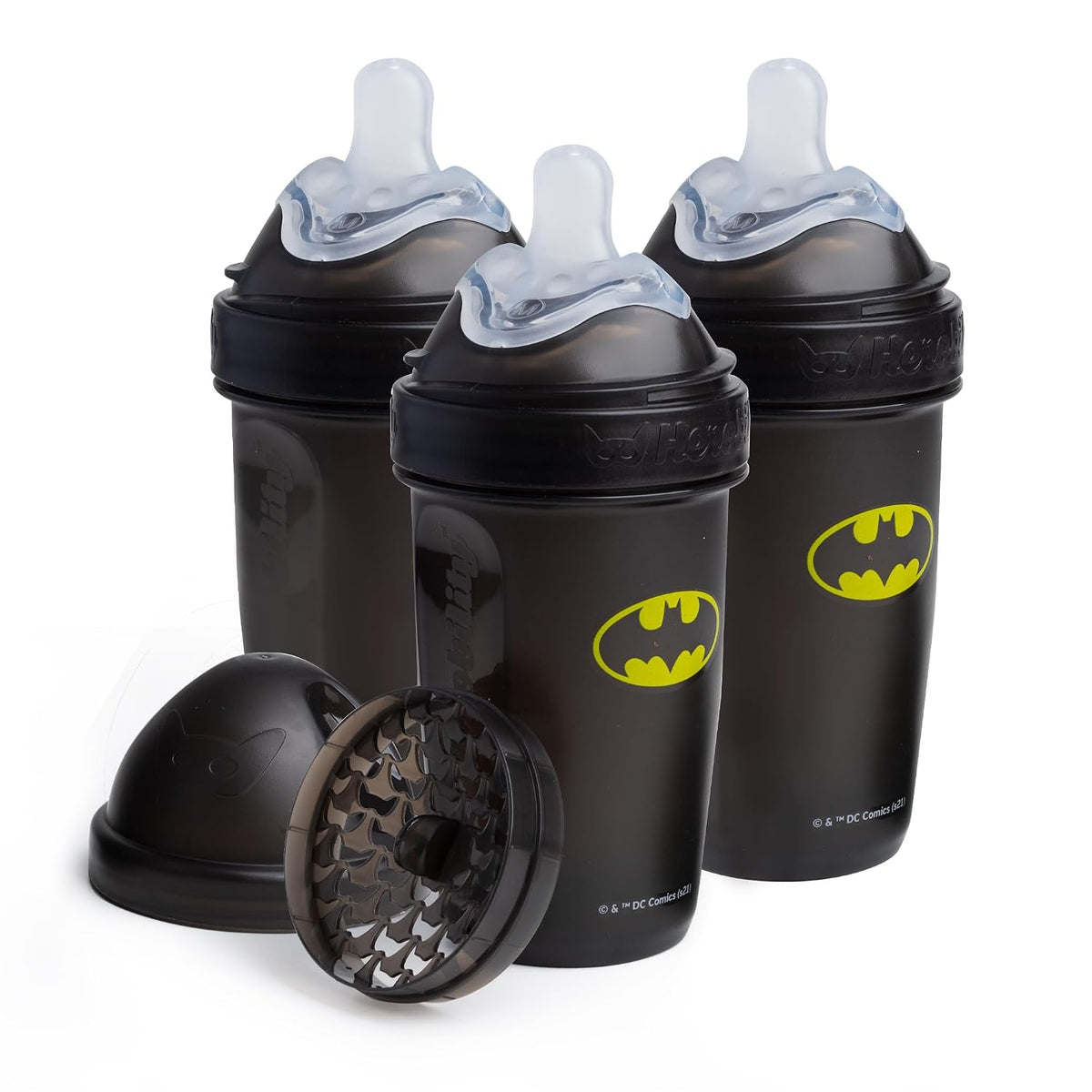 Batman DC Comics - Herobility - Biberones dobles anticólicos para b...