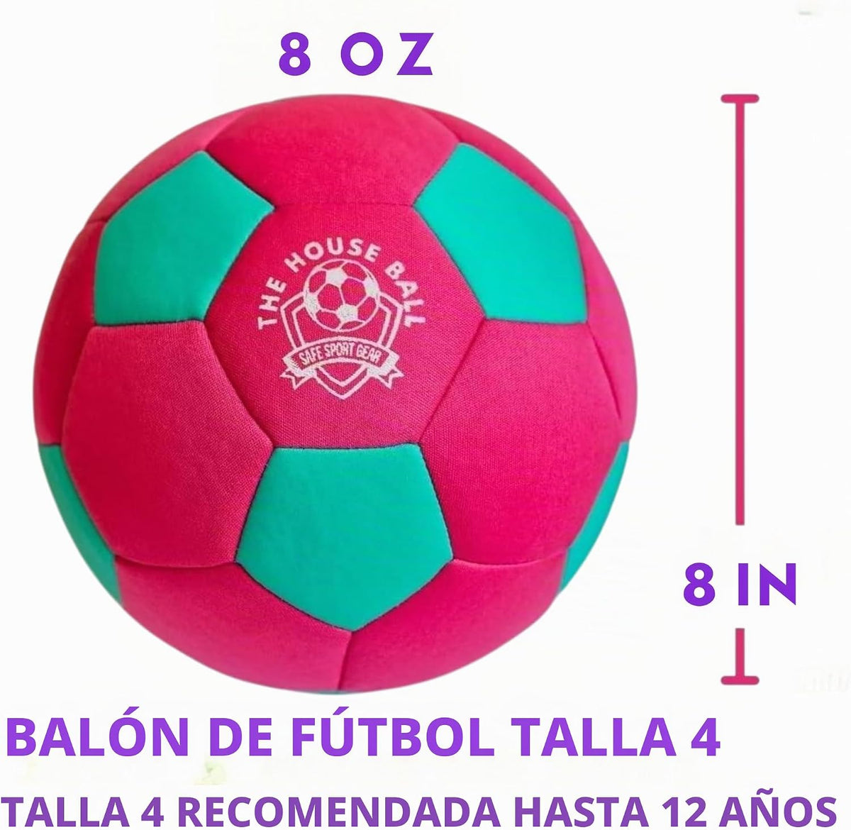 The House Ball - La pelota de fútbol original suave y segura para i...