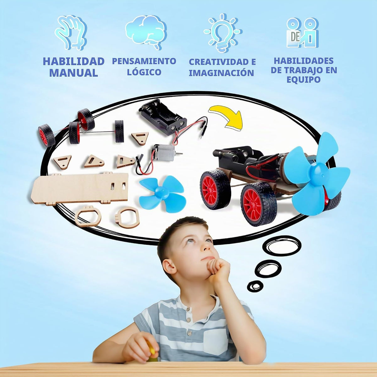 Kits STEM para niños de 8-10-12-14, kits de ciencia para niños de 8...