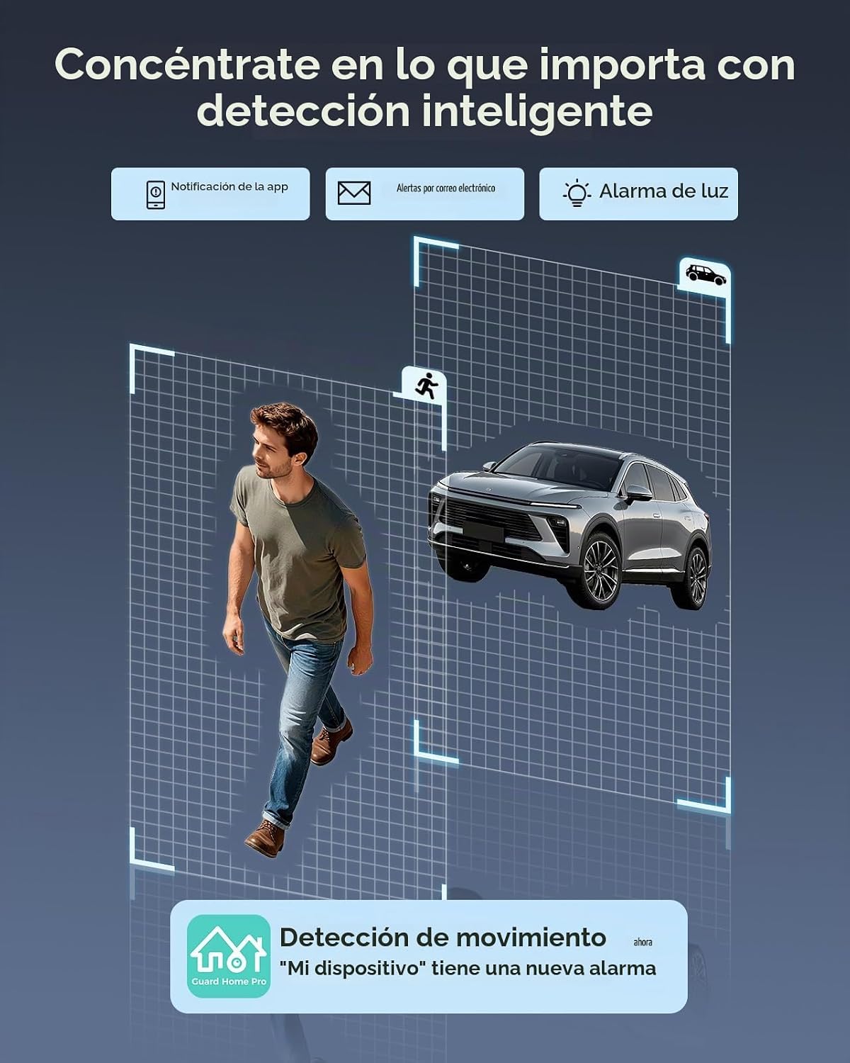 Hiseeu Sistema de cámara de seguridad con cable PTZ 3K para exterio...