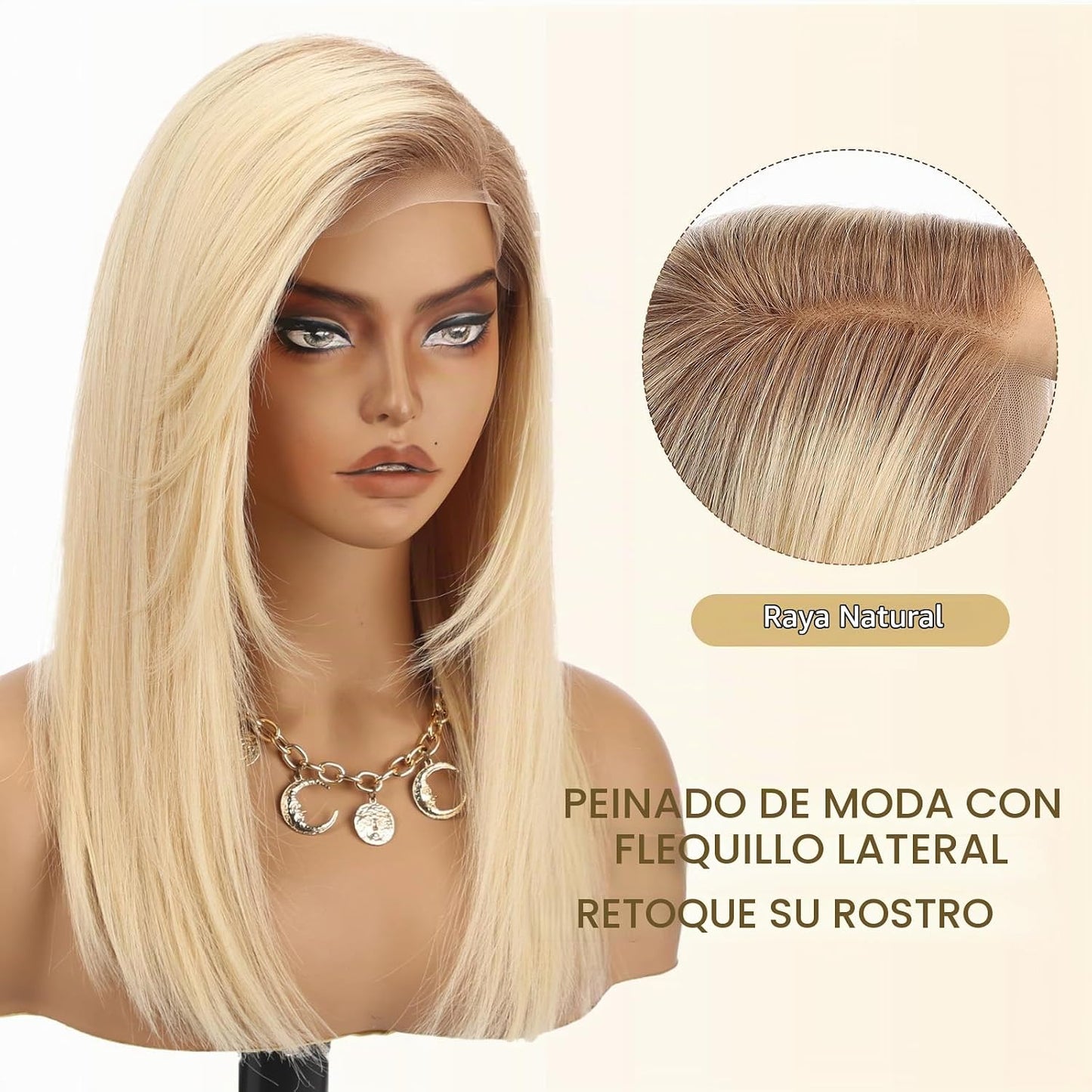 Wear but free KKU Pelucas de cabello 100% humano para mujer, peluca...