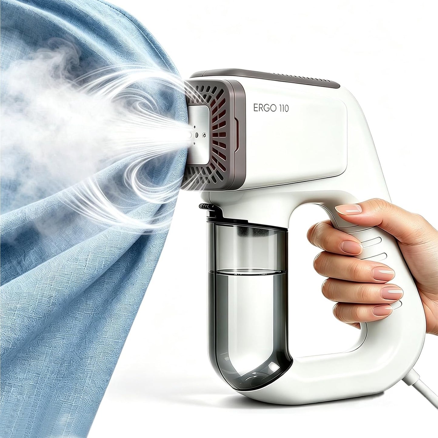 Vaporizador al vacío para ropa, vaporizador de ropa de mano 2 en 1...
