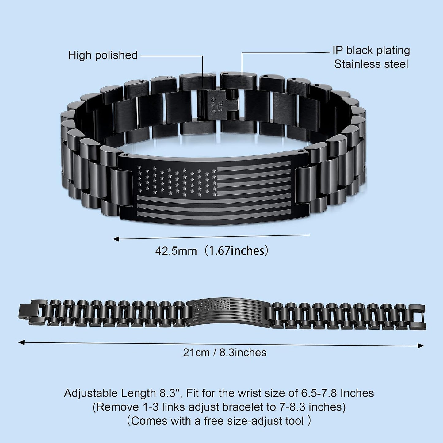VULETO Pulsera de regalo para hombres, marido, novio, hijo, hermano...