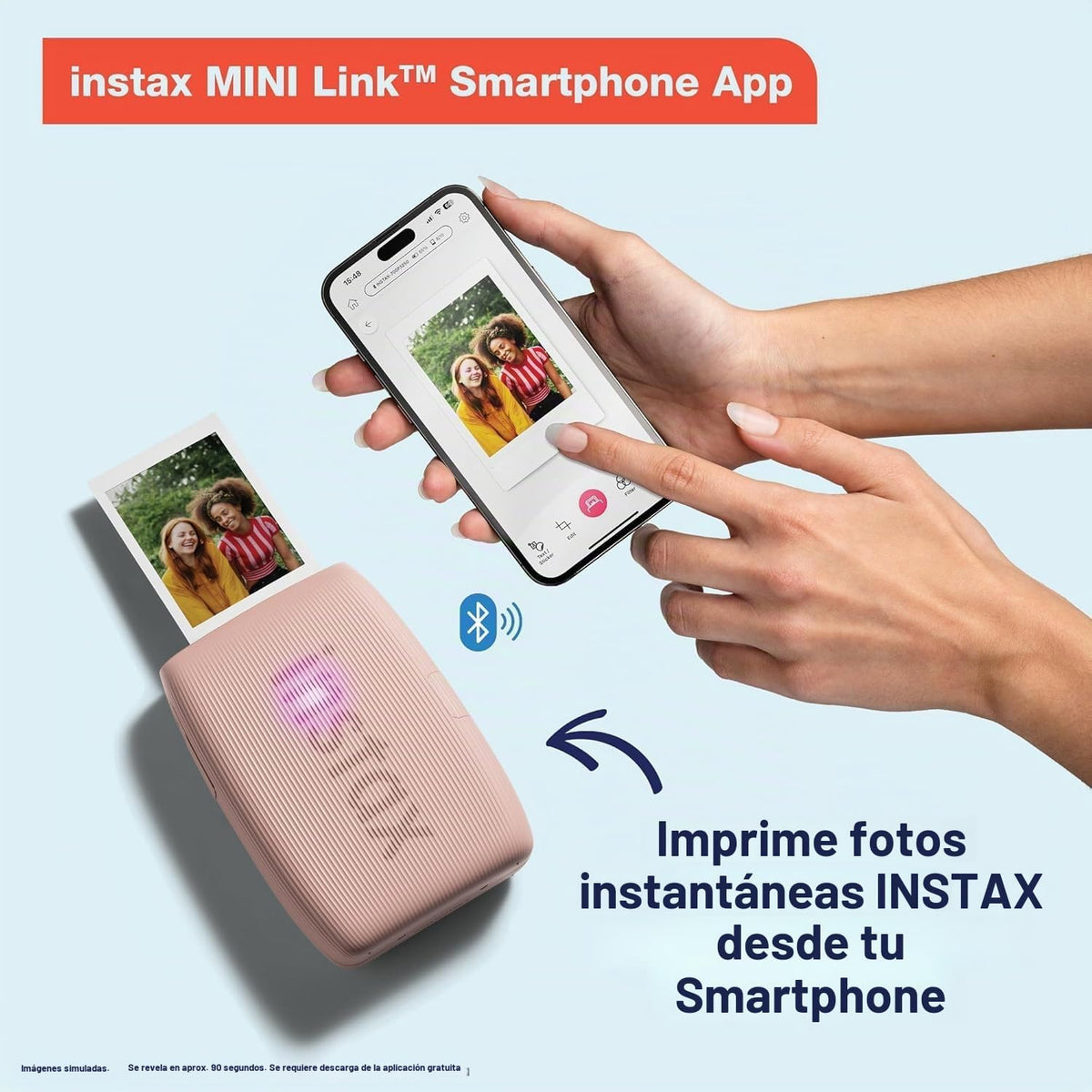 Fujifilm Instax Mini Link 3 Impresora para Smartphone Verde Salvia...