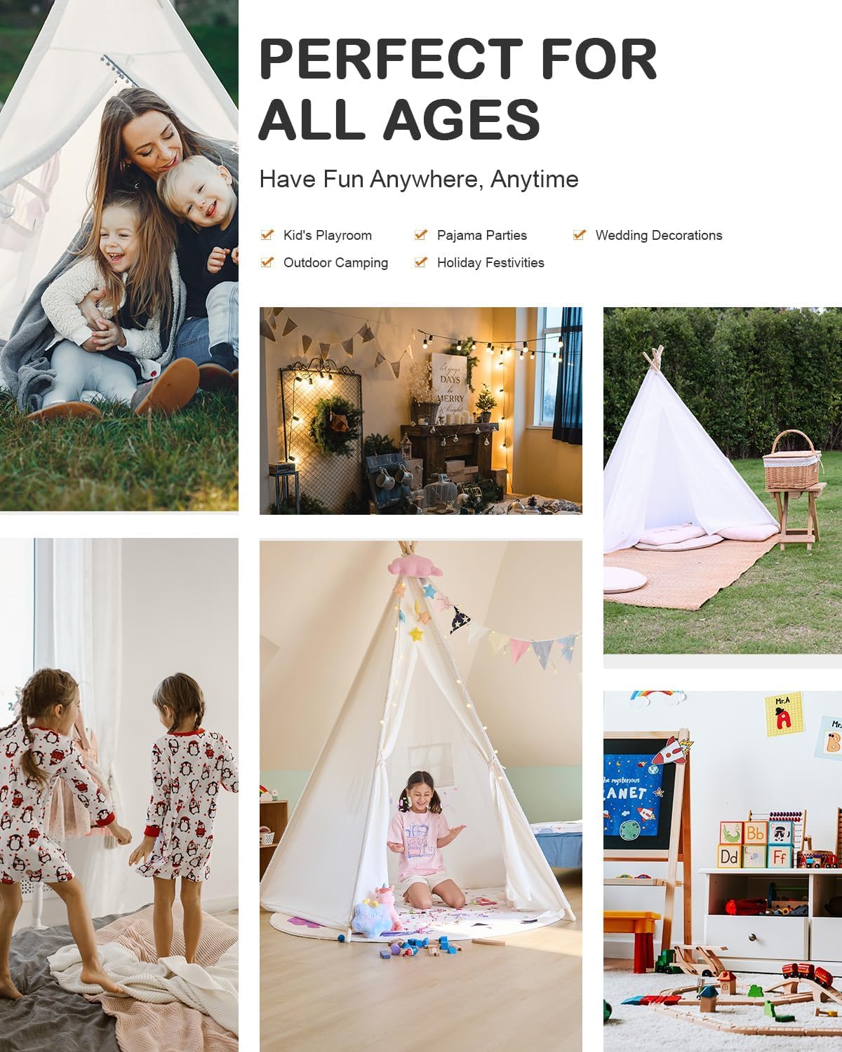 CO-Z Tienda de campaña para niños más grande de 85 pulgadas de alto...