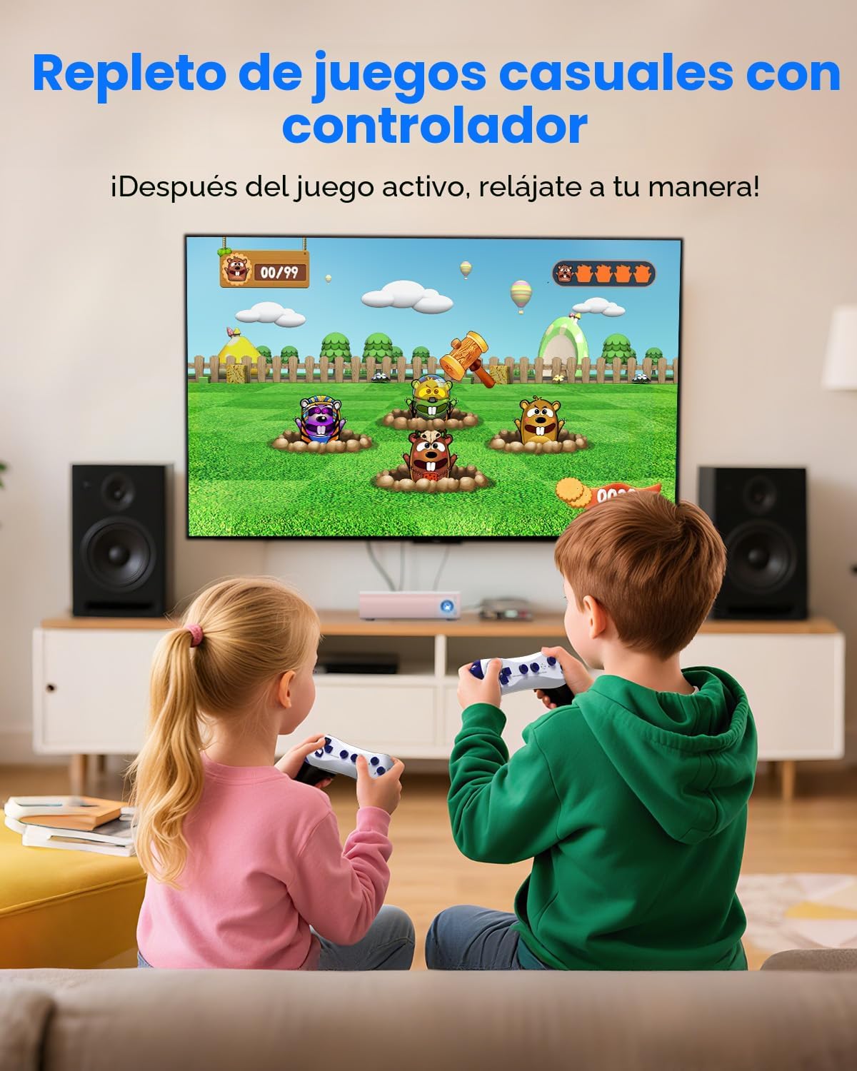 Consola de juegos con detección de movimiento MetFut - 28 juegos di...