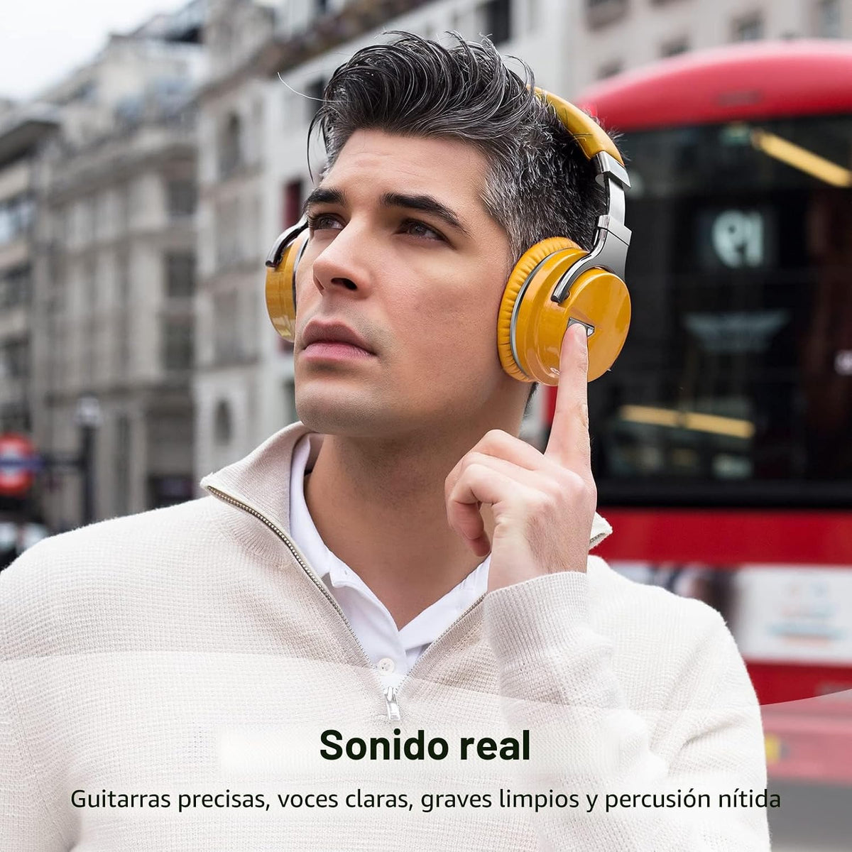 Silensys E7 - Auriculares Bluetooth con cancelación activa de ruido...