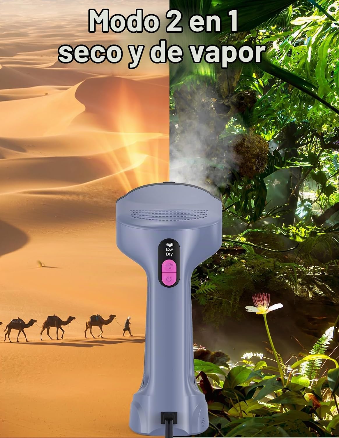 Sweepulire Vaporizador al vacío para ropa, vaporizador de mano de s...