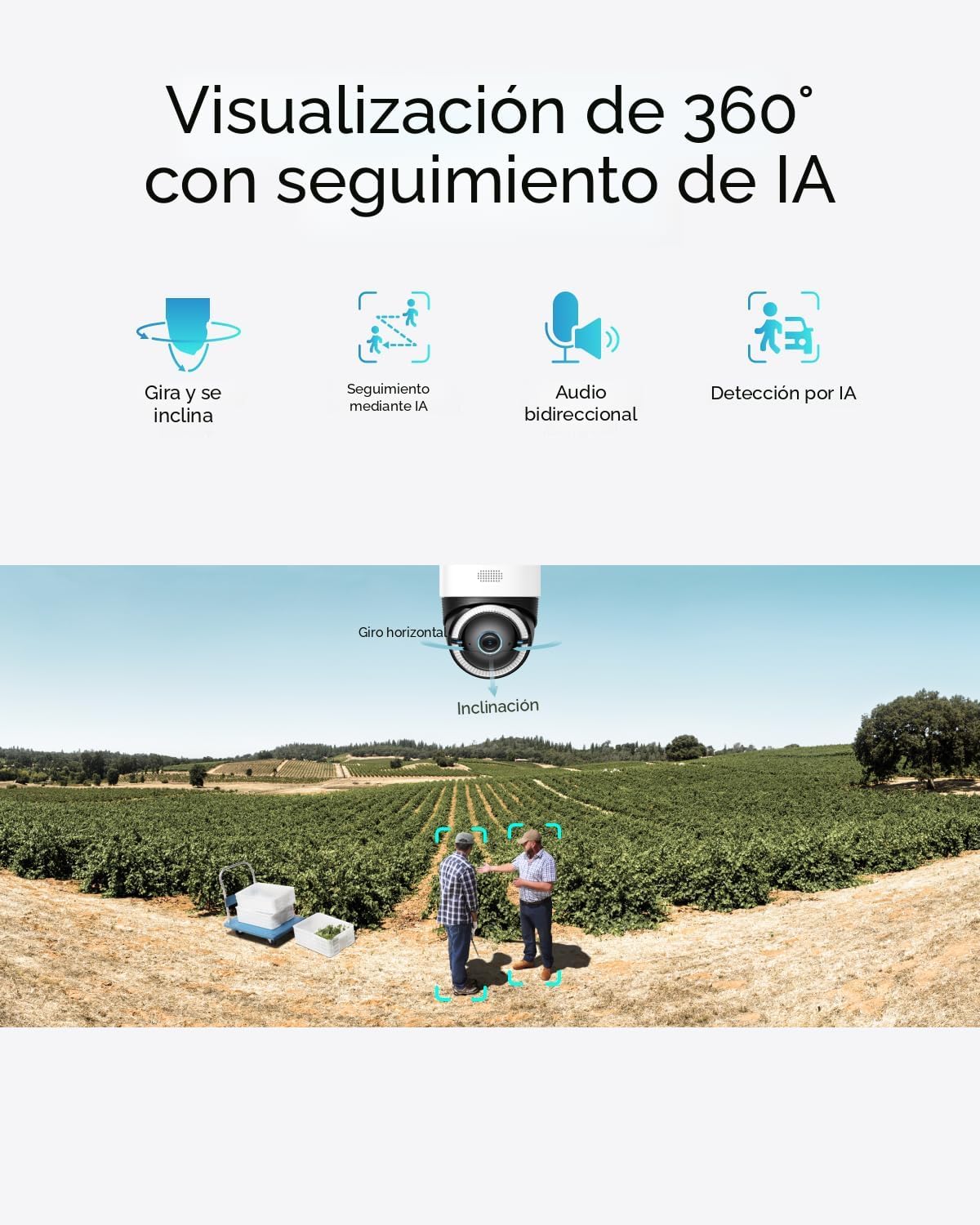 eufy Security Cámara 4G LTE S330, cámaras de seguridad solar celula...