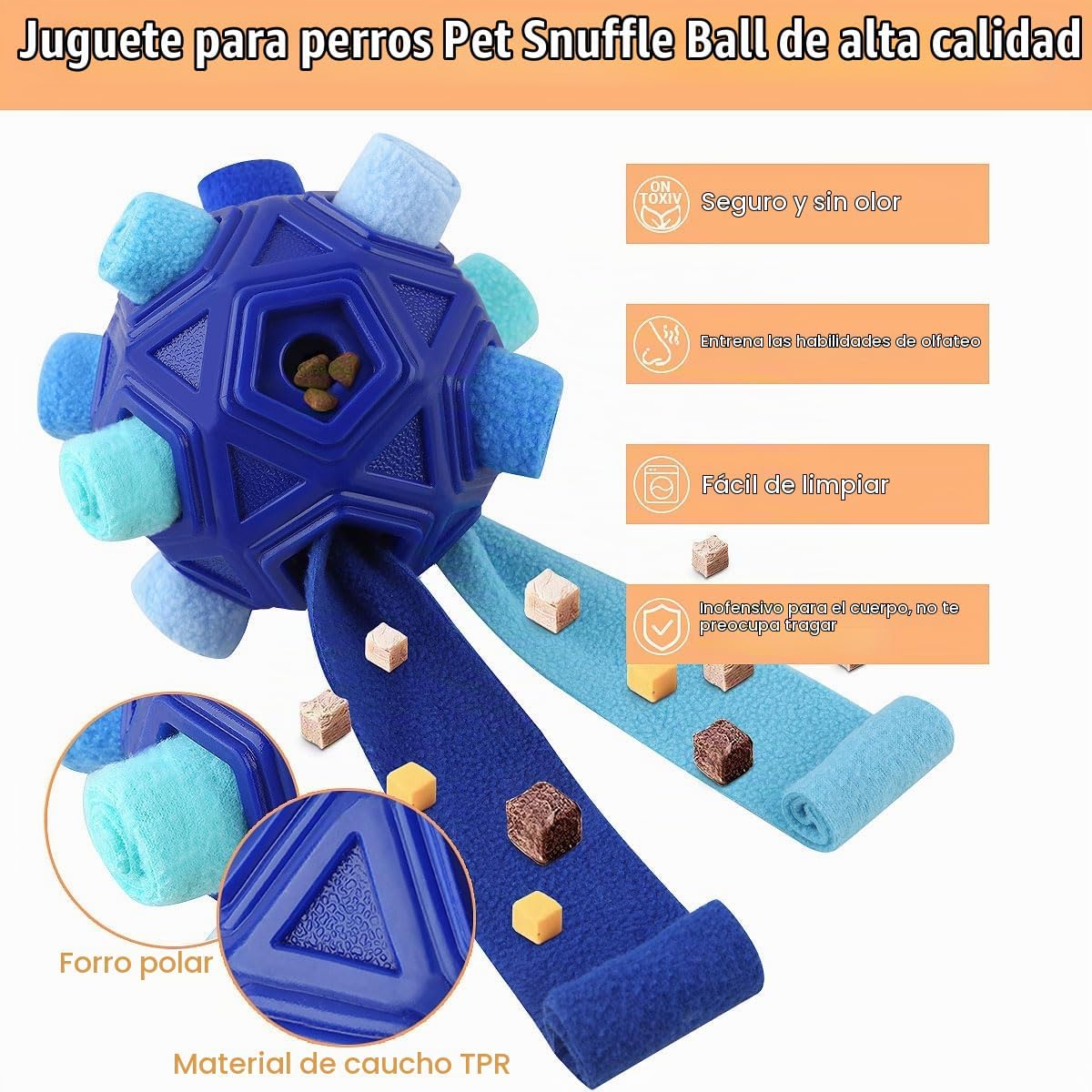 Petration Pelota Olfateadora para Perros - Juguetes Interactivos de...