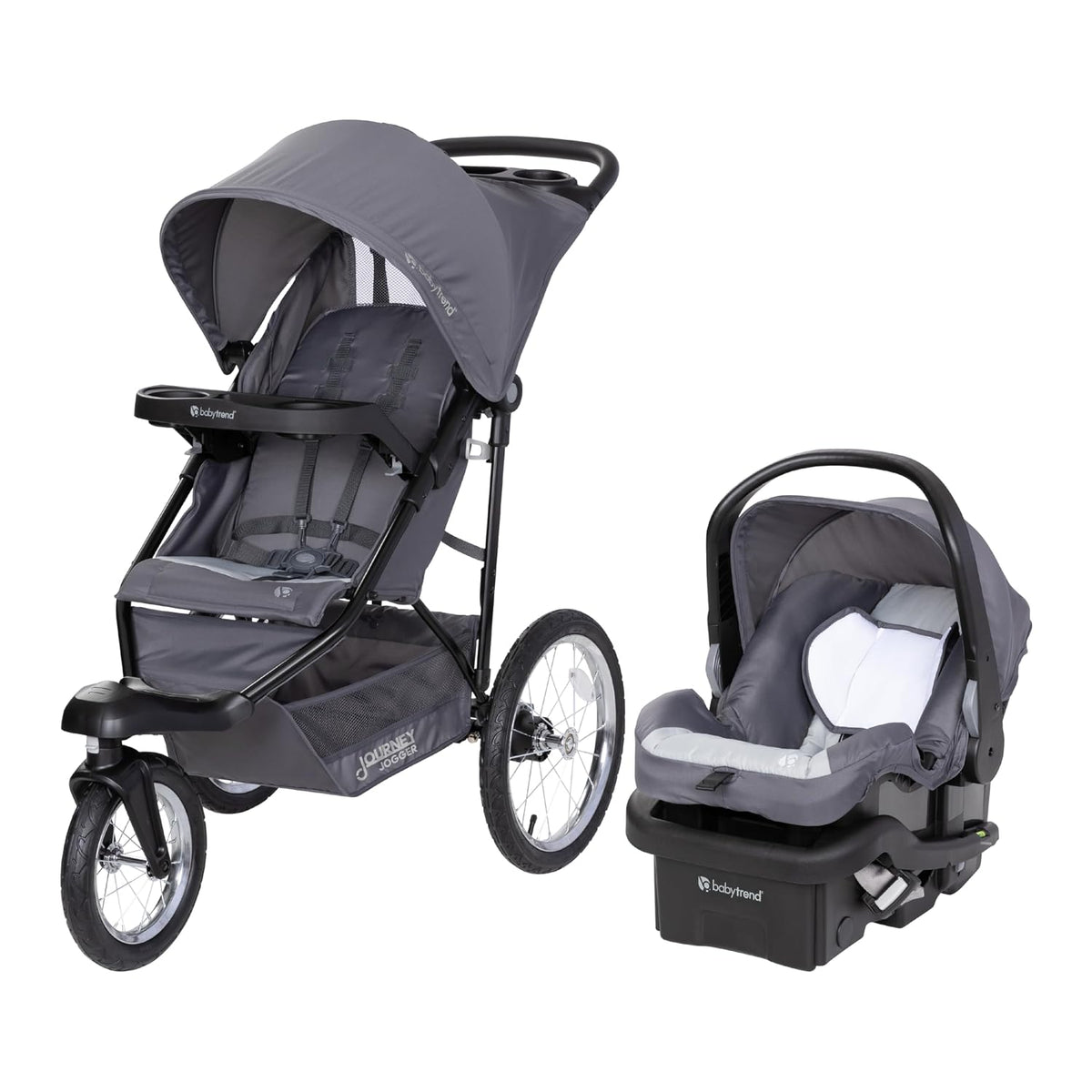 Baby Trend Sistema de Viaje Journey Jogger, Gris Estelar