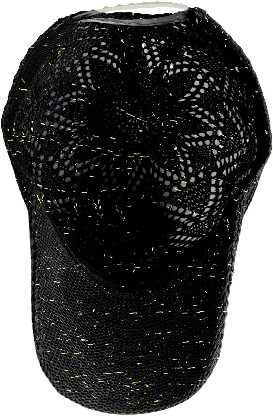 FASHIXD Gorra de béisbol de malla tejida para mujer, de hilo de ver...