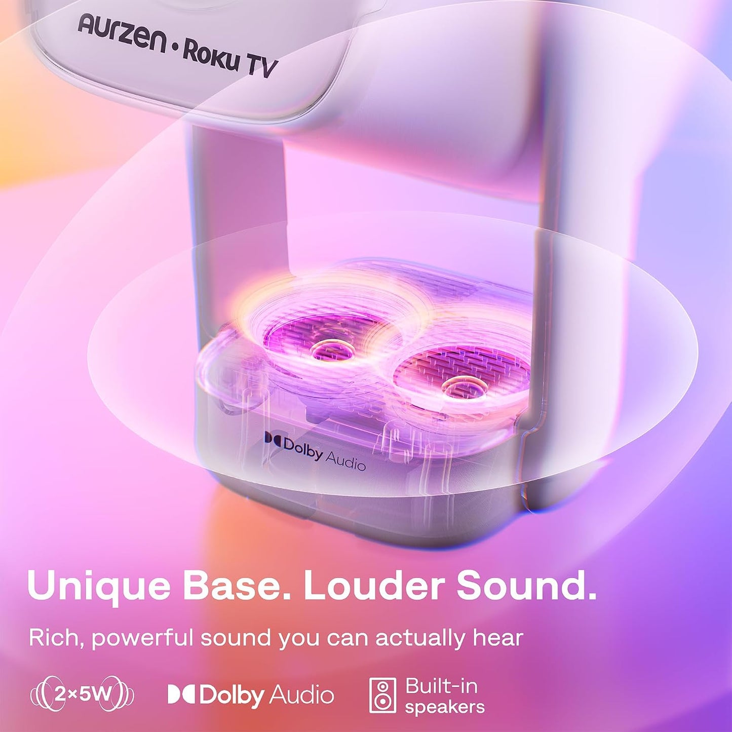 Aurzen Roku TV D1R air Proyector portátil inteligente para exterior...