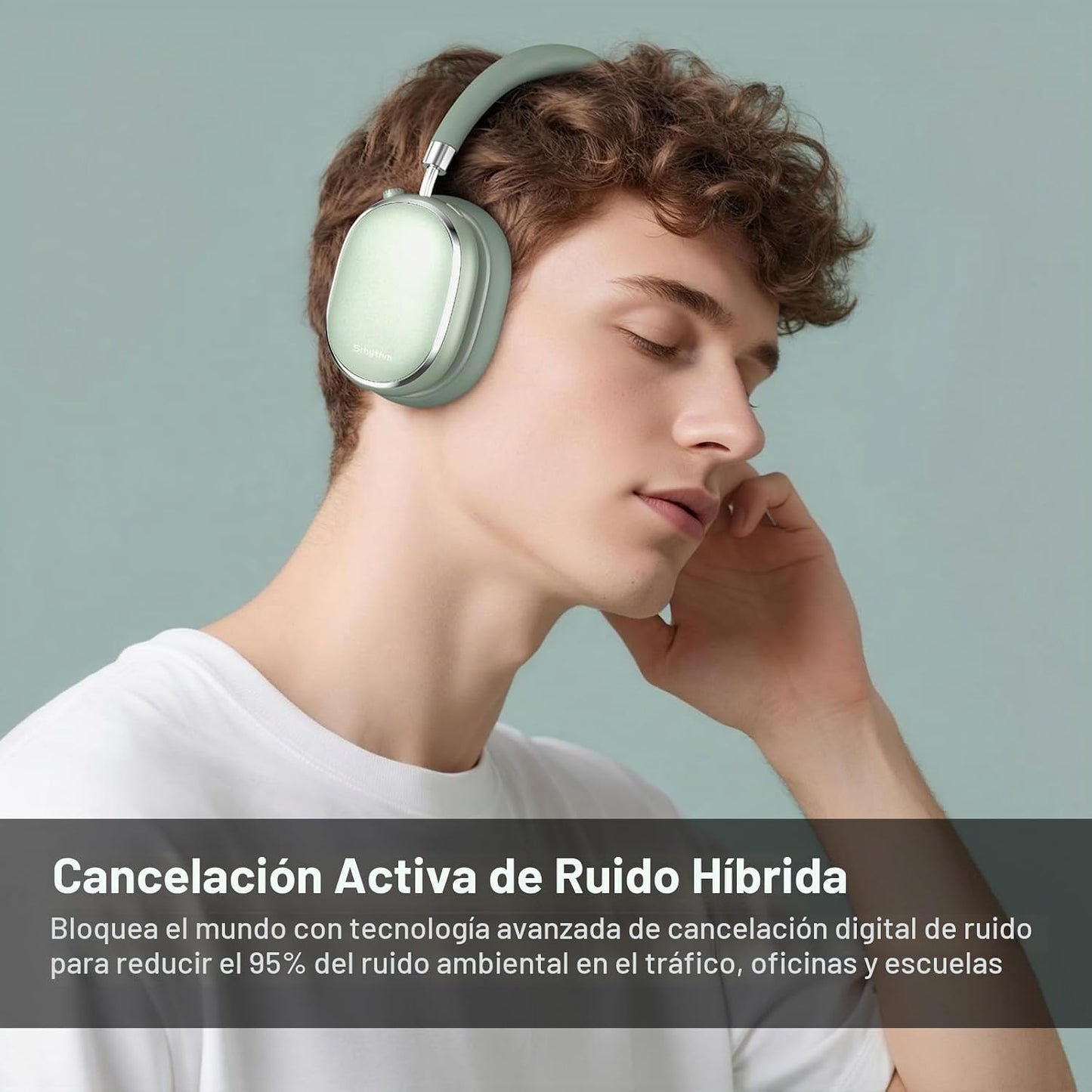Srhythm NiceComfort 95 Auriculares híbridos con cancelación de ruid...