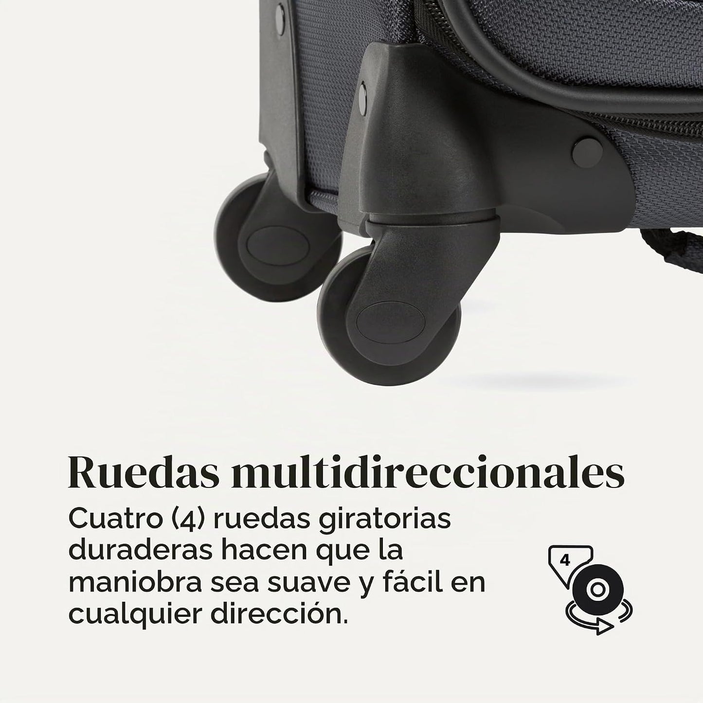 SwissGear Sion Softside Expandible, Gris oscuro, Equipaje de mano,...