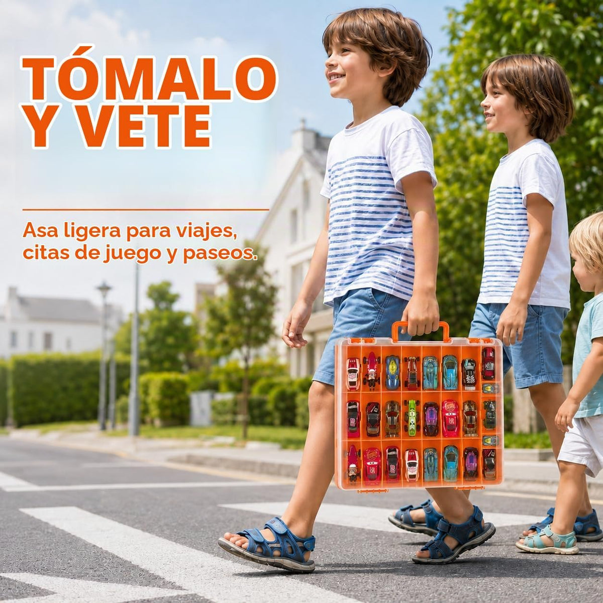 Estuche organizador de almacenamiento de juguetes compatible con au...