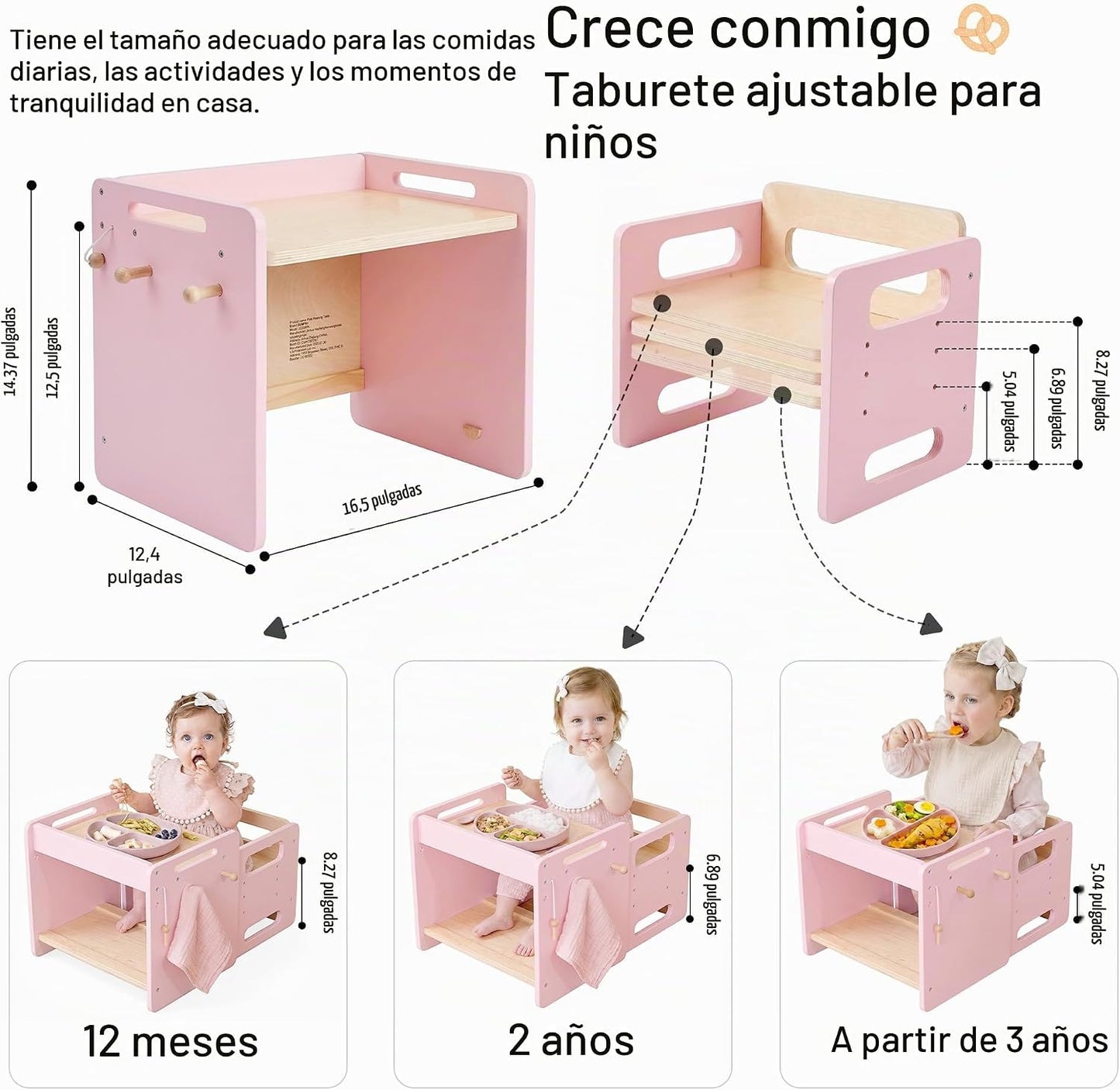 bpmfkid Juego de mesa y silla Montessori para destete - Diseño ajus...