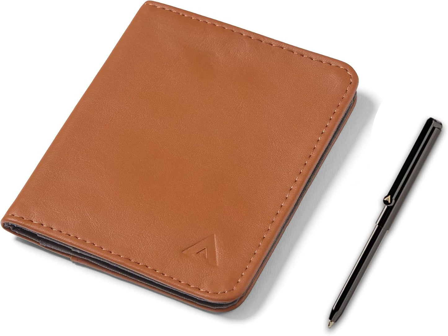 Allett Cartera híbrida para tarjetas, piel, bloqueo RFID, diseño ve...