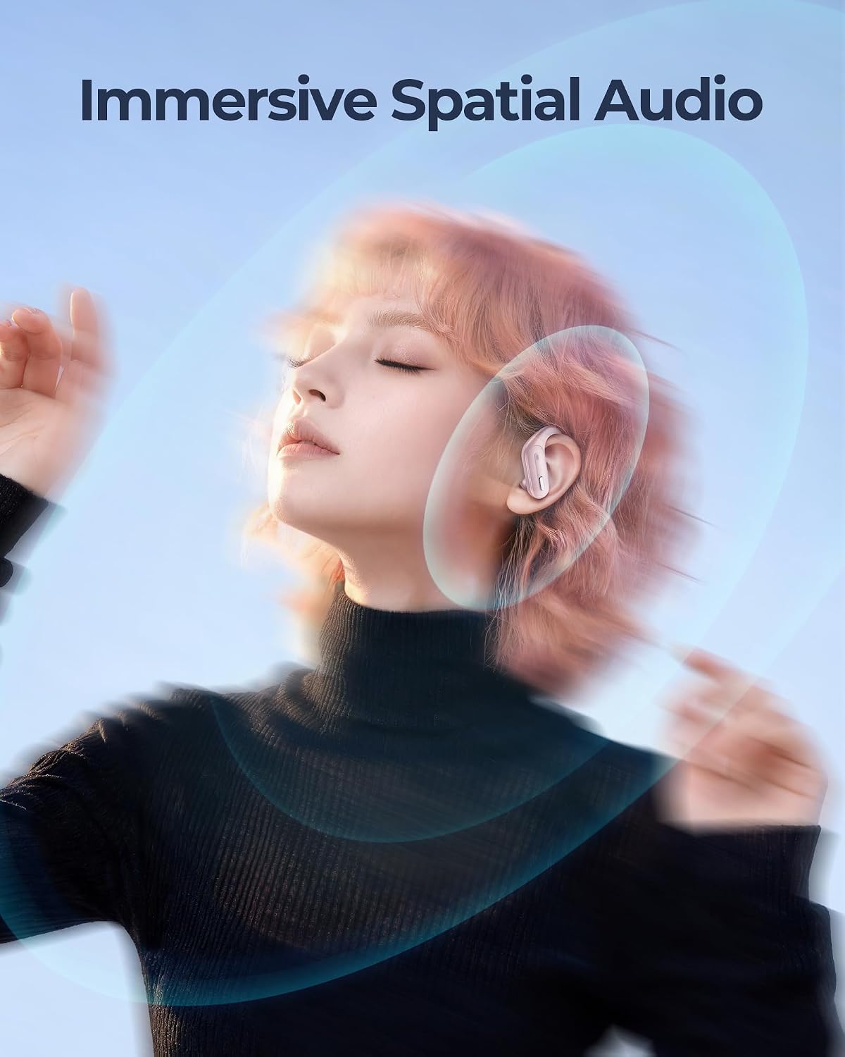GNMN Auriculares inalámbricos con cancelación activa de ruido, con...