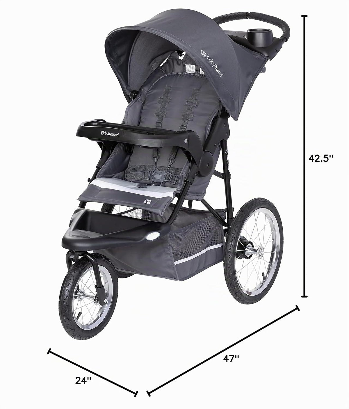 Baby Trend Expedition® Jogger, Gris Dash