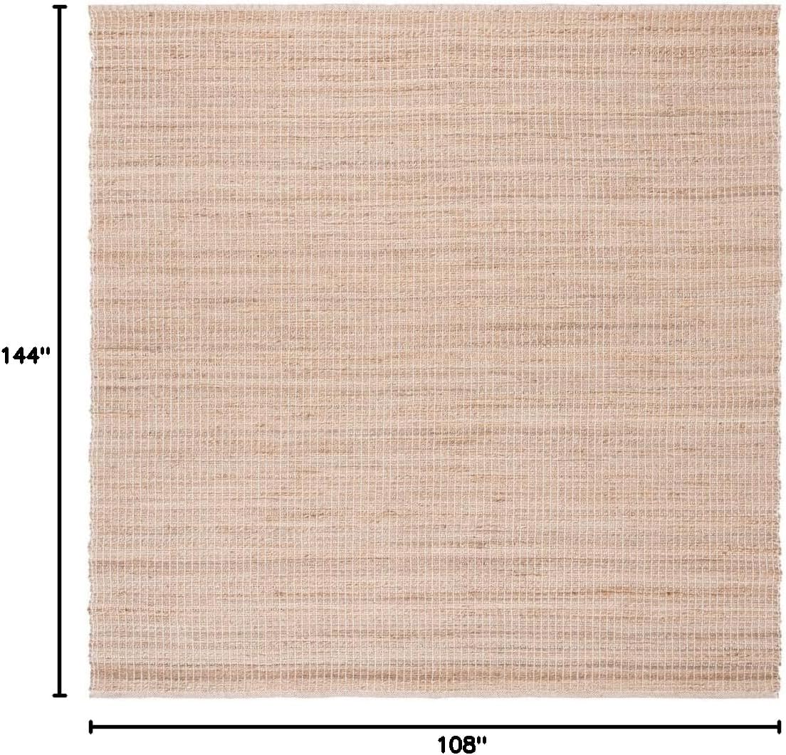 SAFAVIEH Alfombra de área de colección de fibra natural, 9 x 12 pie...