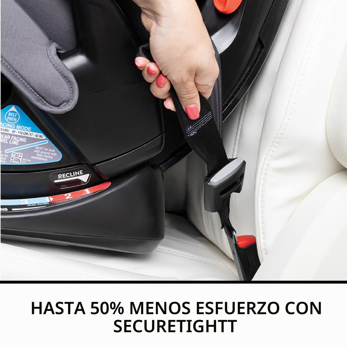 Evenflo All4Stages - Asiento convertible delgado 4 en 1 para automó...