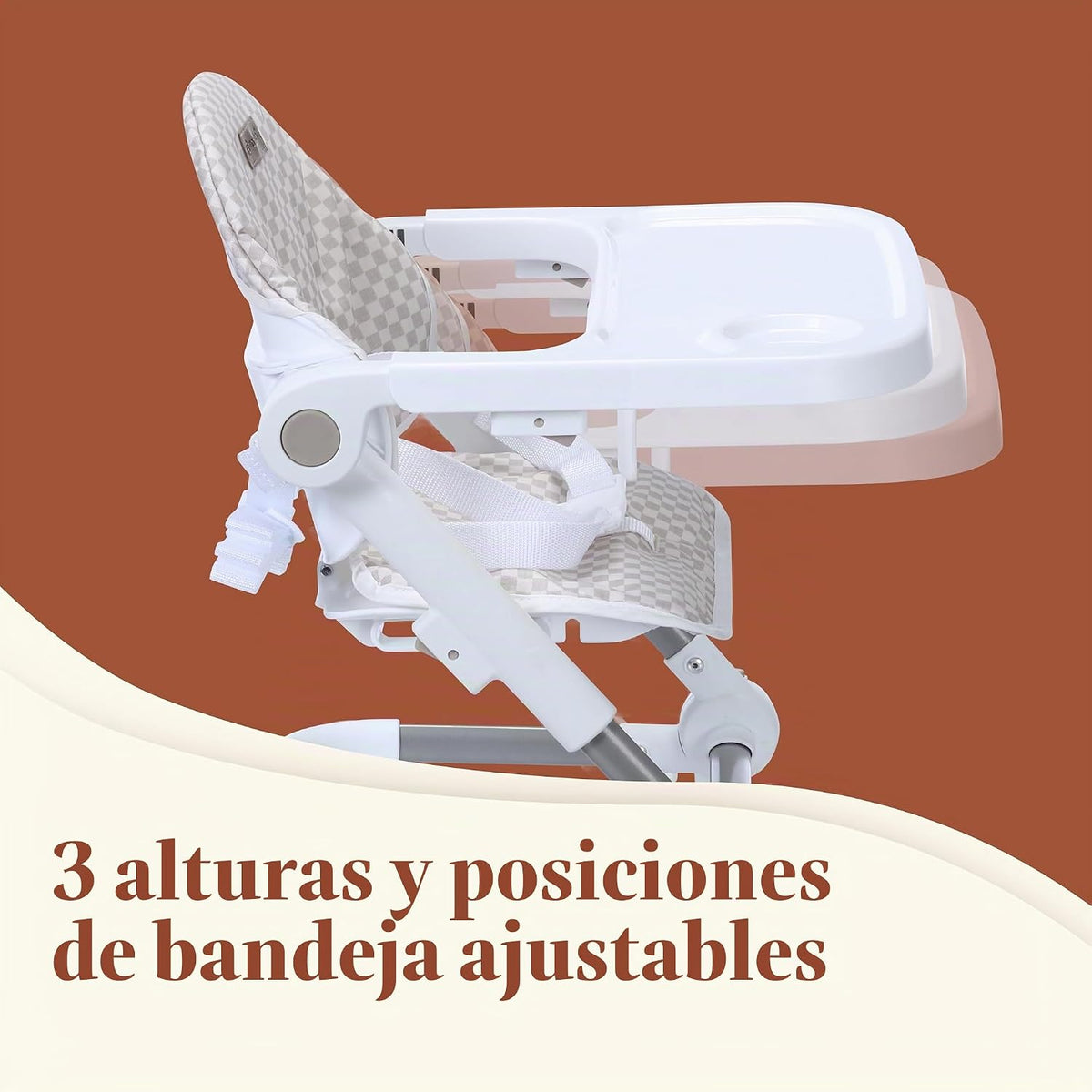 Monbébé Chaleur - Asiento elevador de alimentación plegable, leche...