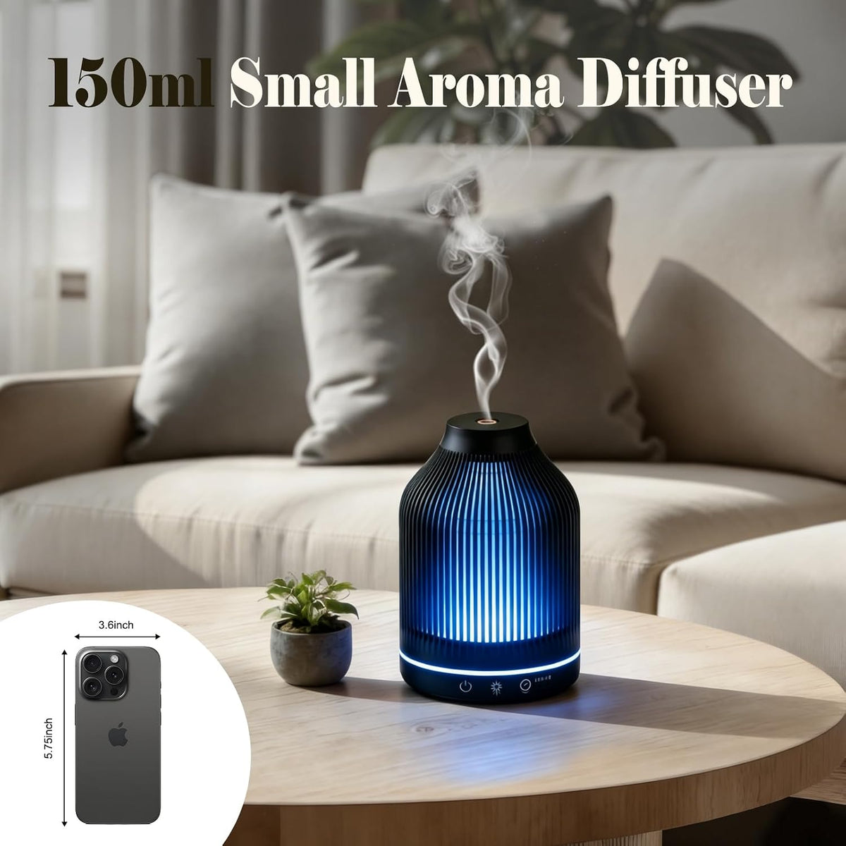 Diffuserlove Humidificador difusor de aceite esencial enchufable po...