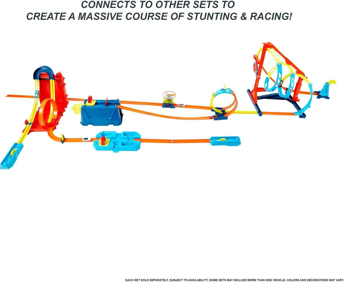 Hot Wheels Juego de autos de juguete, Track Builder Unlimited Plays...