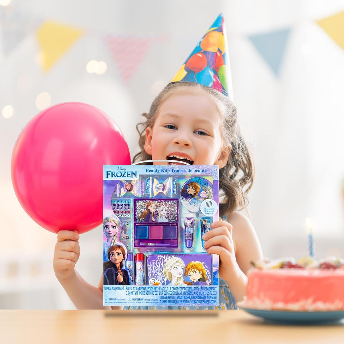 Disney Frozen - Juego de maquillaje con bolso, brillo de labios y a...
