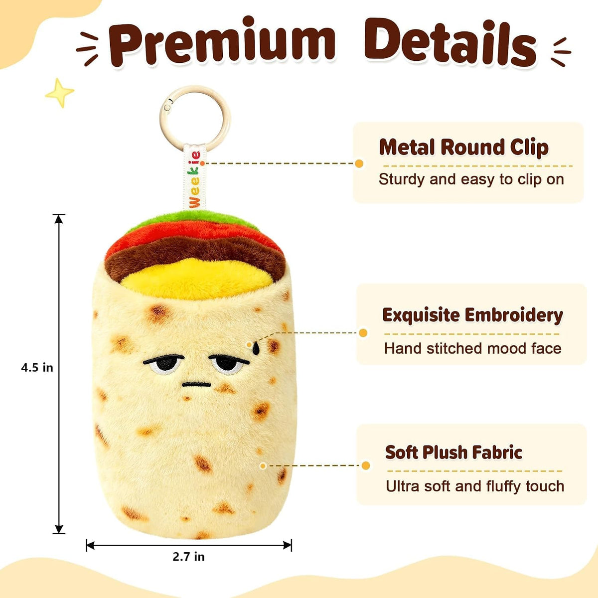 Ausener Weekie Wonders - Burritos emocionales, tortillas de peluche...