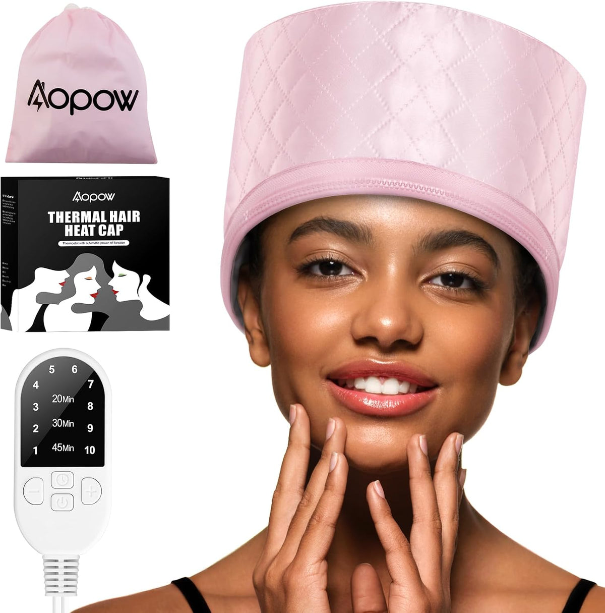 Gorro térmico para acondicionamiento profundo: 10 niveles, se calie...